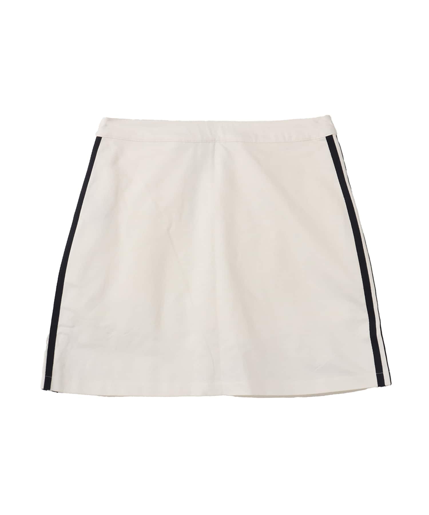 adidas SPORTY & RICH SKIRT コアホワイト/ナイトネイビーの画像