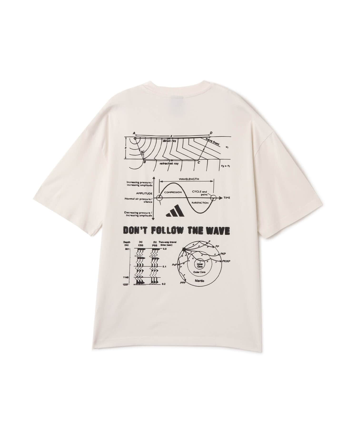 adidas ANTHONY EDWARDS GFX TEE クラウドホワイトの画像