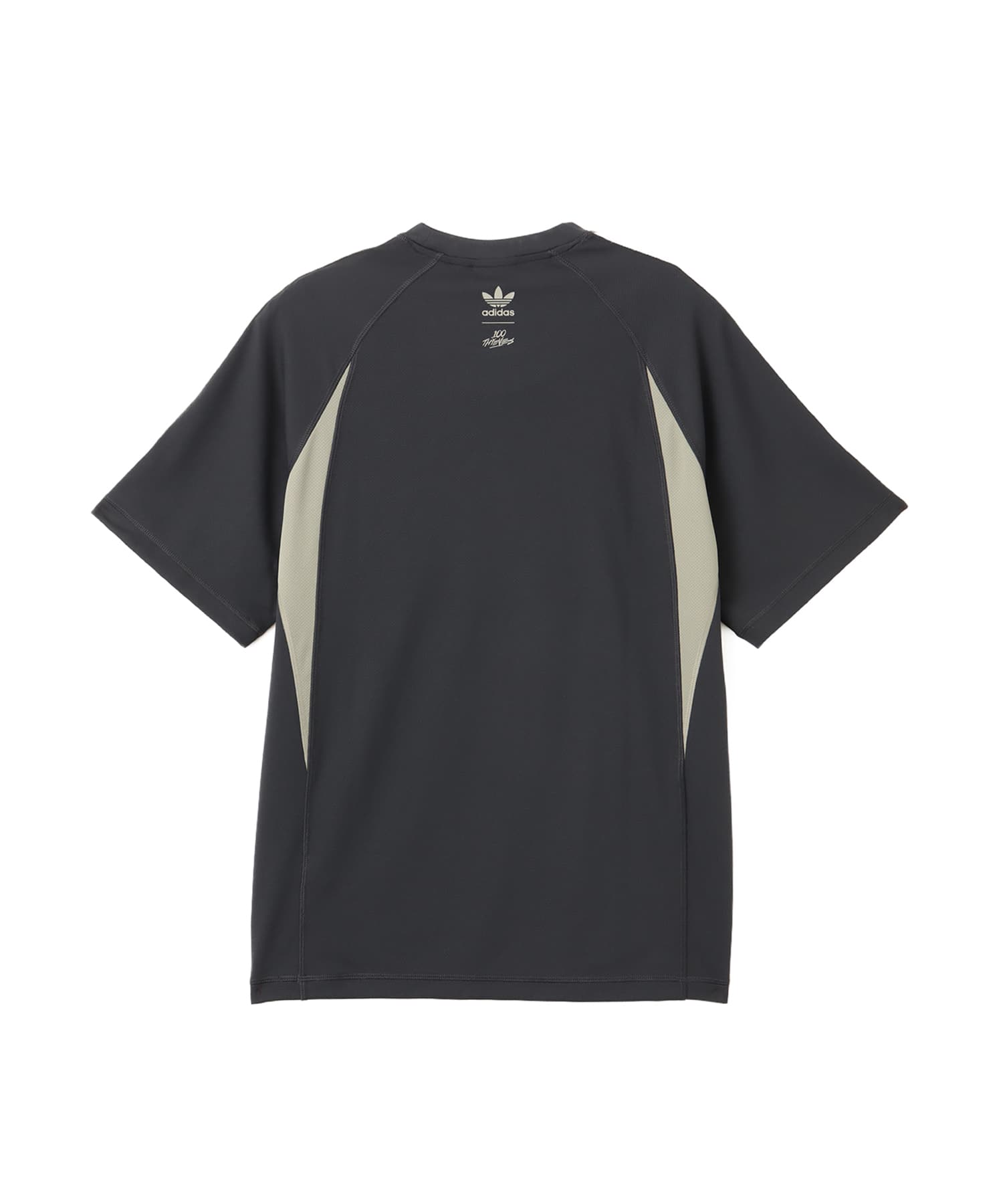 adidas 100 THIEVES T-SHIRT カーボンの画像
