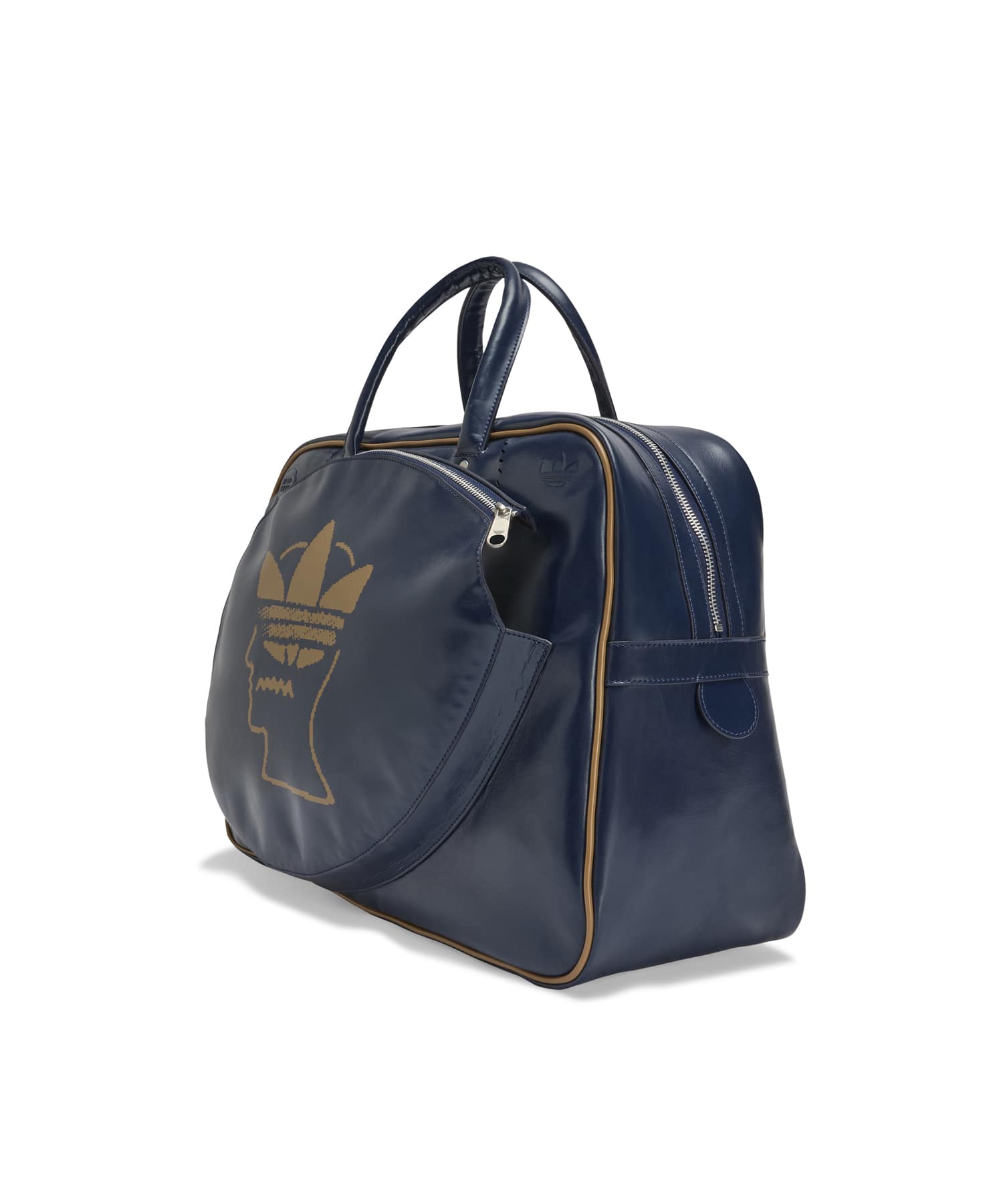 adidas BRAIN DEAD BAG カレッジネイビー/ブラウンデザートの画像