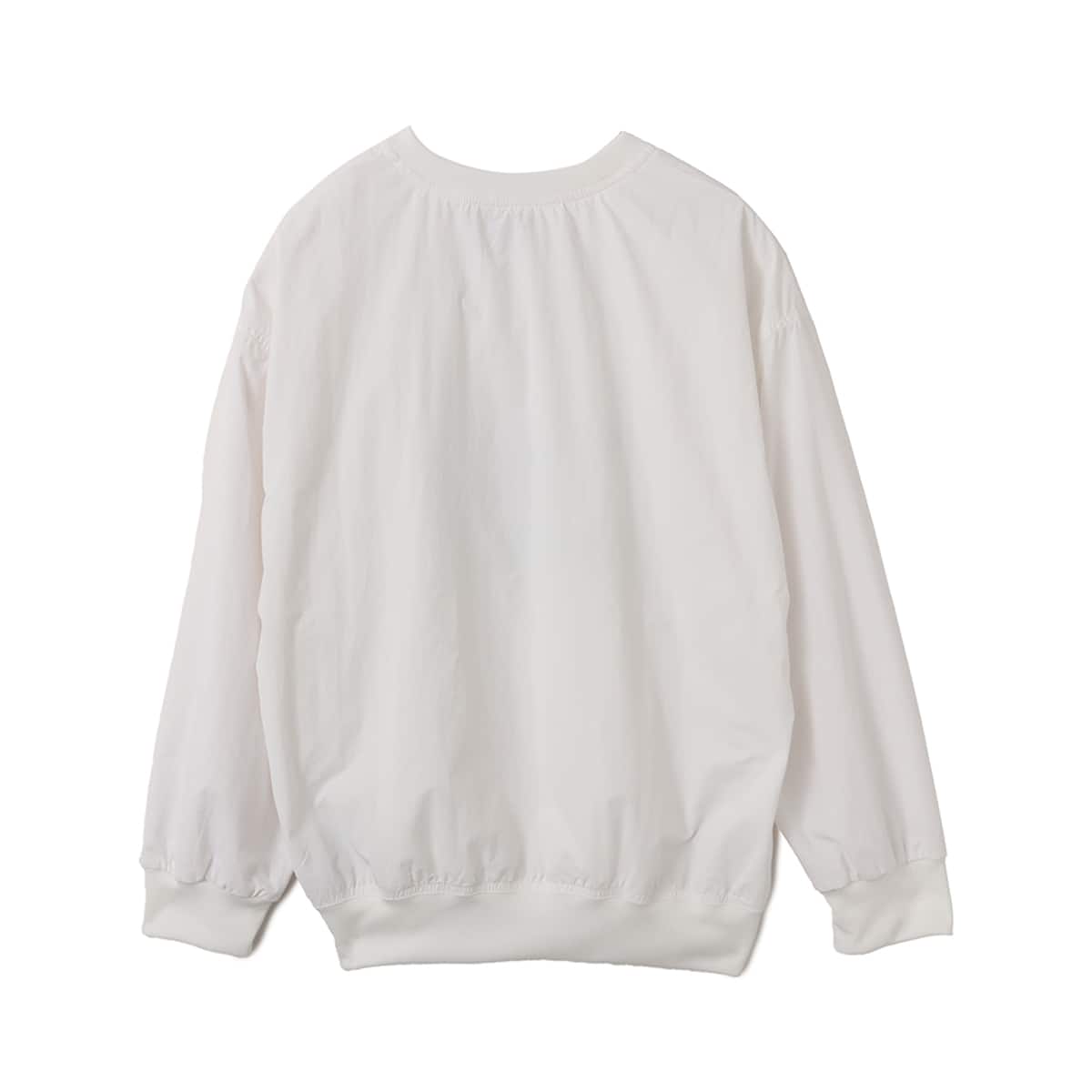 adidas ADICOLOR WOVEN NYLON OUTLINE TREFOIL CREW ホワイトの画像