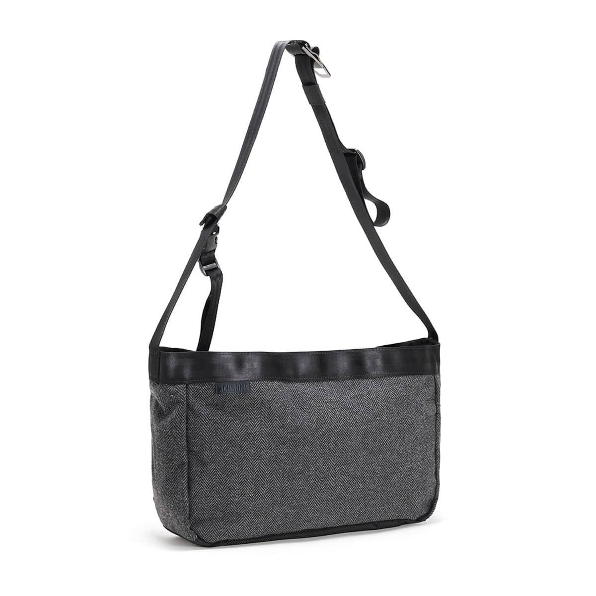 CHROME NEWSPAPER MESSENGER SM BLACK HERRINBONEの画像