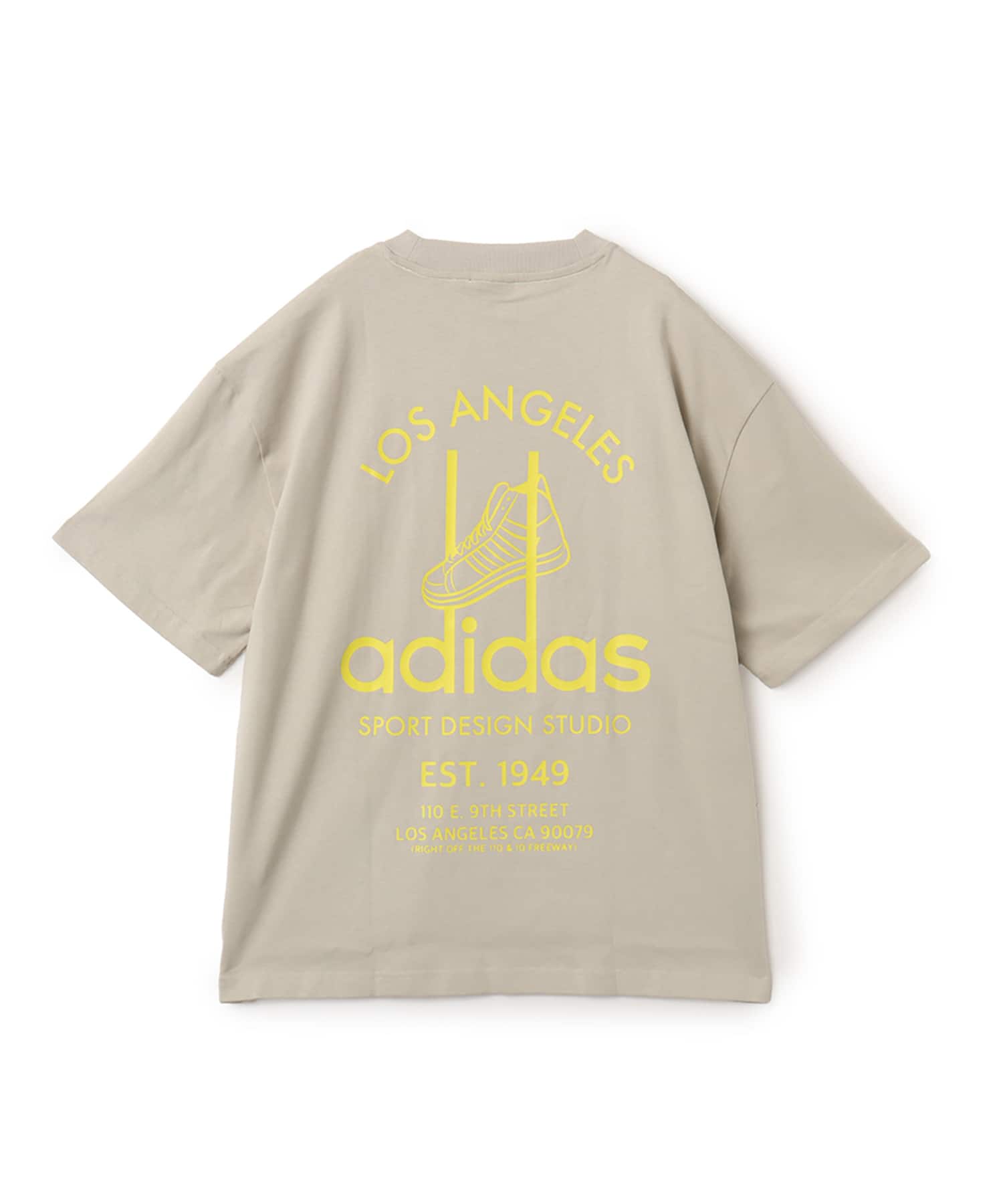 adidas ADI SD JABBAR TEE パテグレー/ピュアサルファの画像