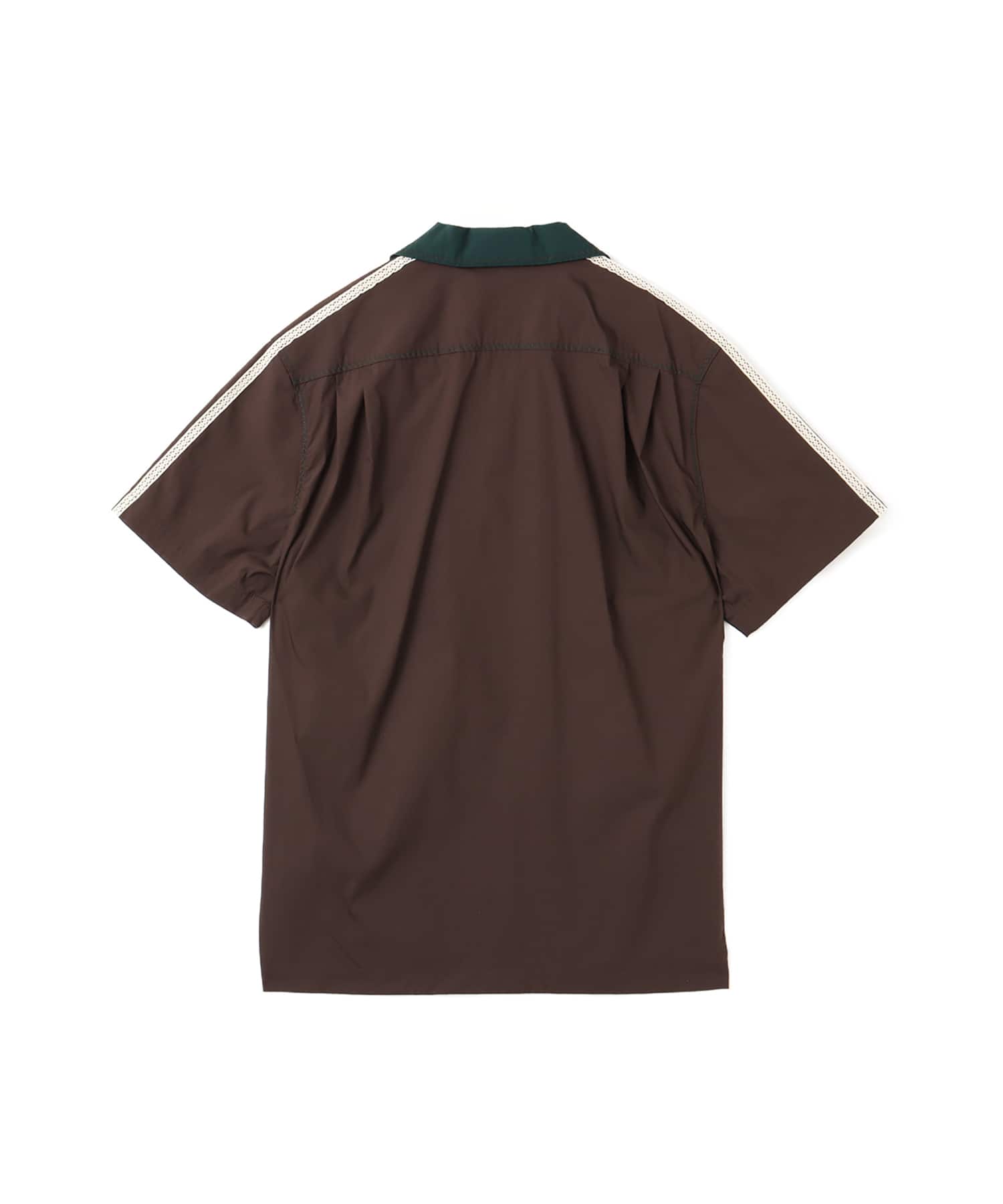 adidas CLOT BOWLING SHIRT BY EDISON CHEN ダークブラウンの画像