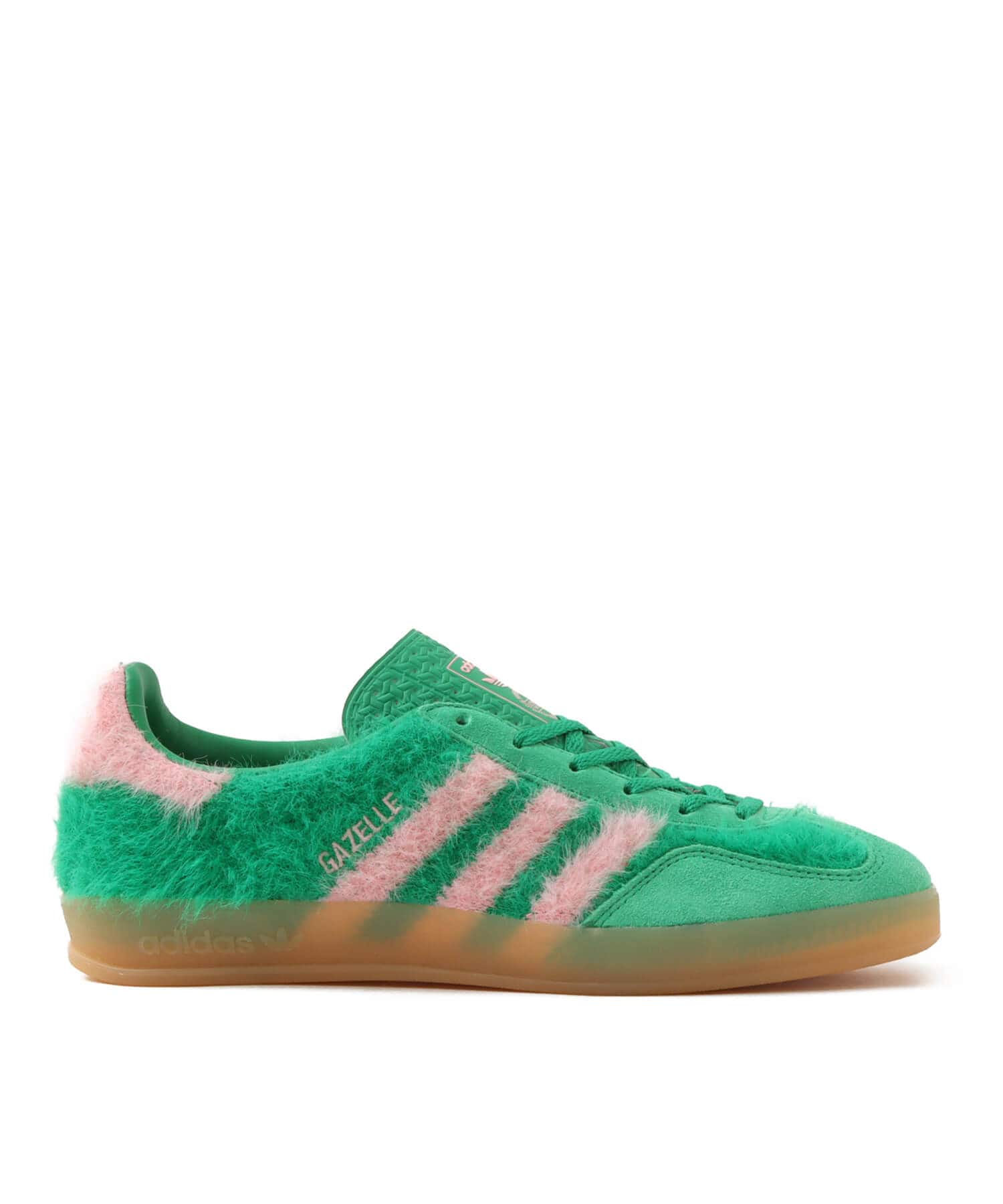adidas GAZELLE INDOOR W GREEN/GLOPNK/GUM3の画像