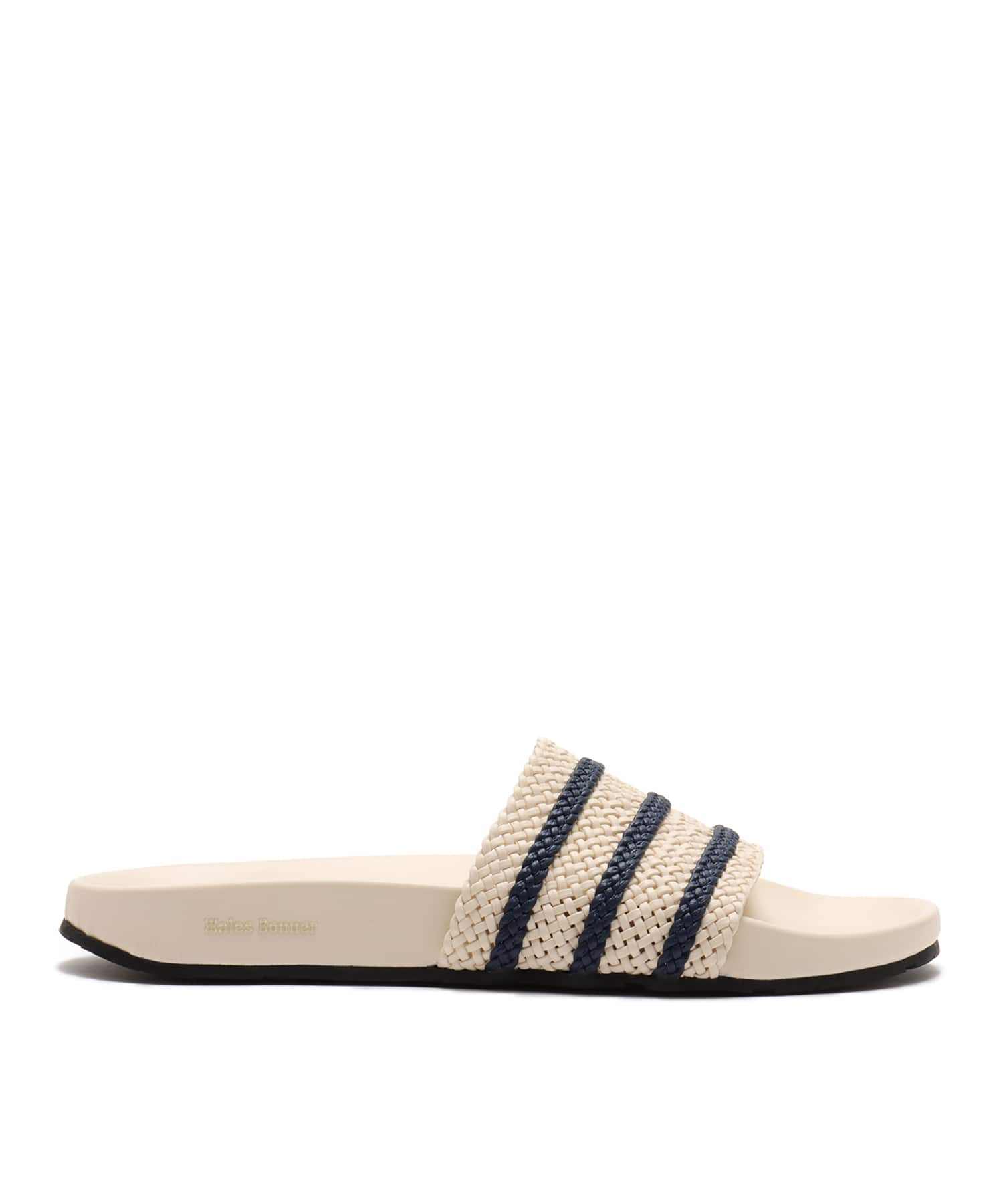 adidas WALES BONNER ADILETTE SLIDES WONDER WHITE/WONDER WHITE/NIGHT INDIGOの画像