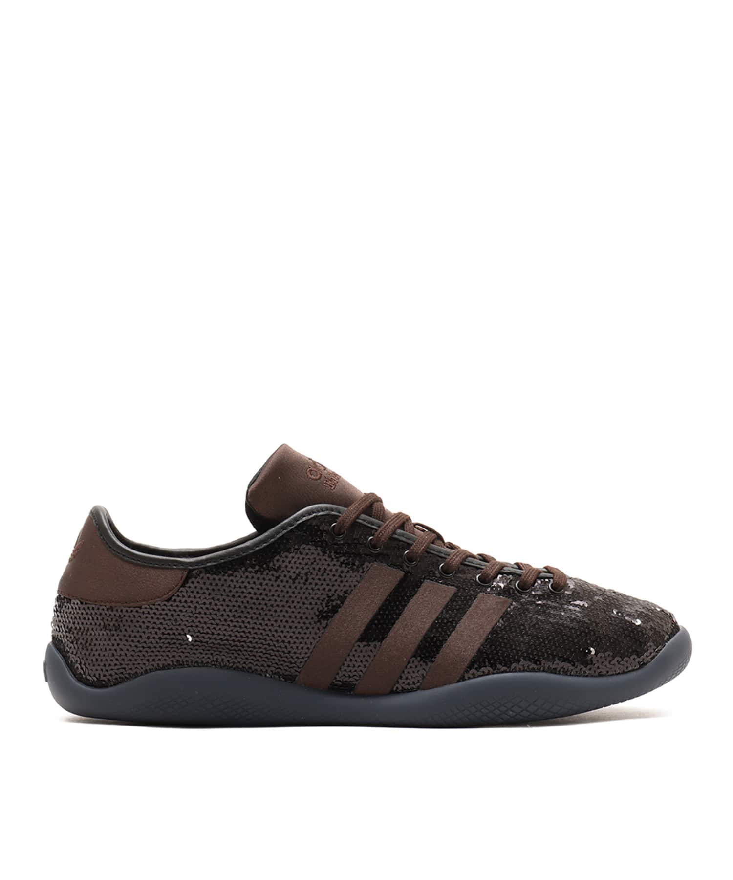 adidas WALES BONNER KARINTHA LO SEQUIN CORE BLACK/SILVER METALLIC/DARK BROWNの画像