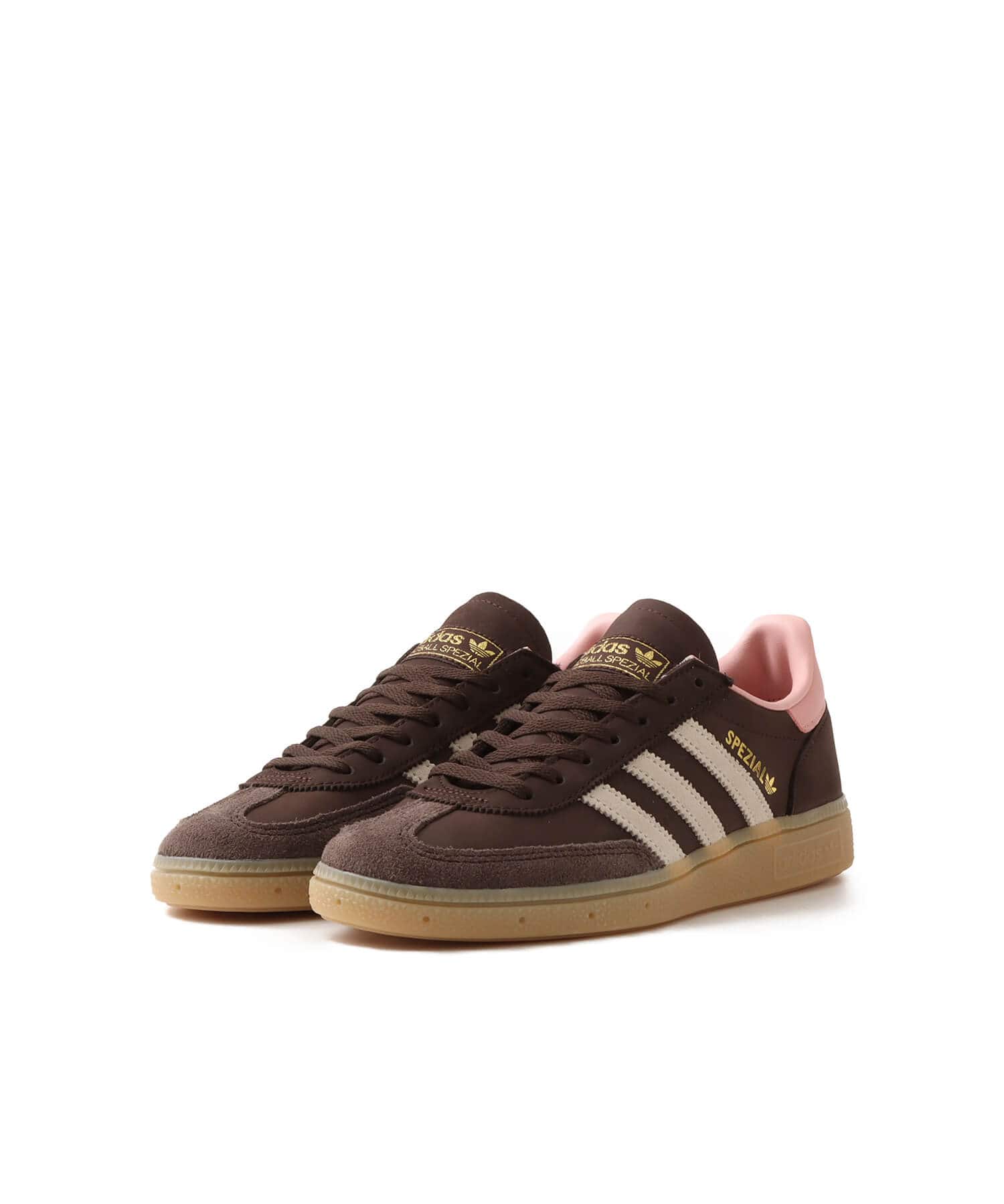 adidas HANDBALL SPEZIAL W DBROWN/ALUMIN/WONMAUの画像