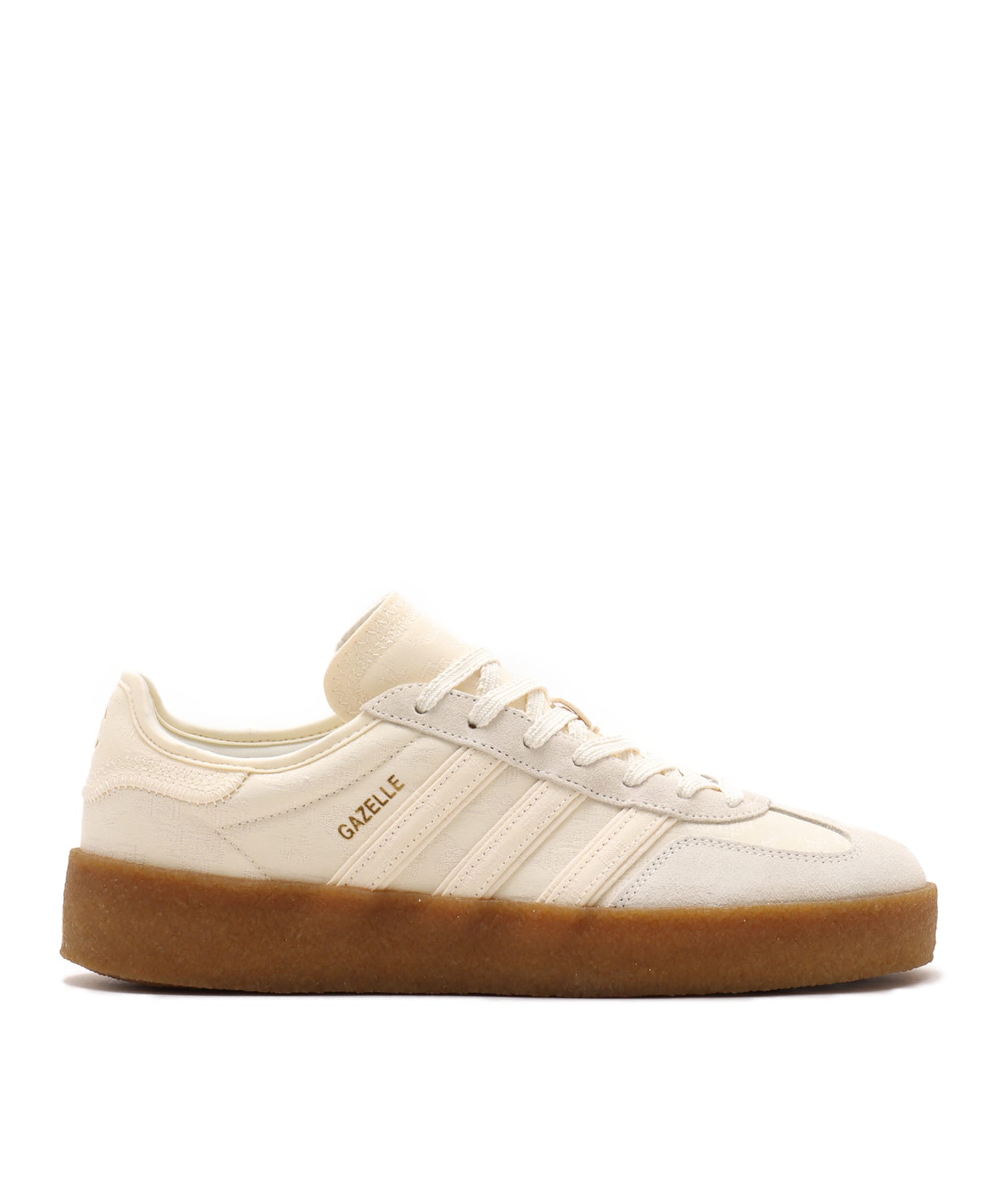 adidas CLOT GAZELLE S BY EDISON CHEN CREAM WHITE/CORE WHITE/GOLD METALLICの画像