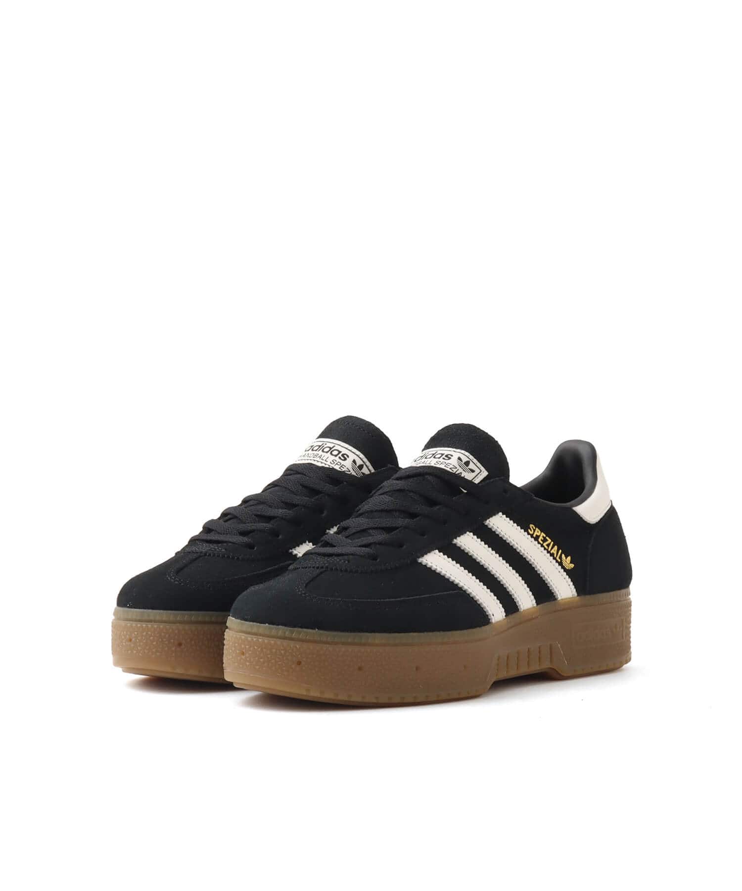 adidas HANDBALL SPEZIAL BOLD W CBLACK/CWHITE/GUM5の画像