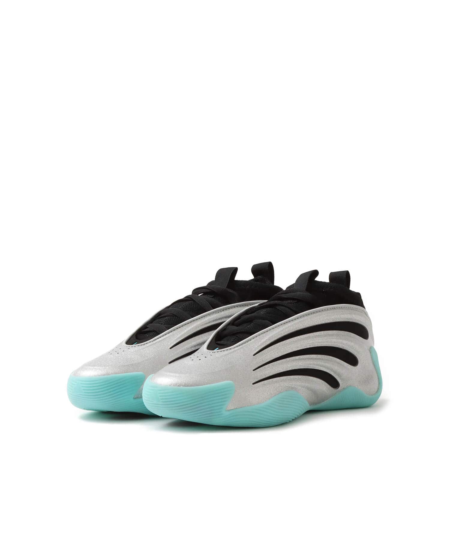 adidas HARDEN VOLUME 9 SILVMT/CBLACK/FLAAQUの画像