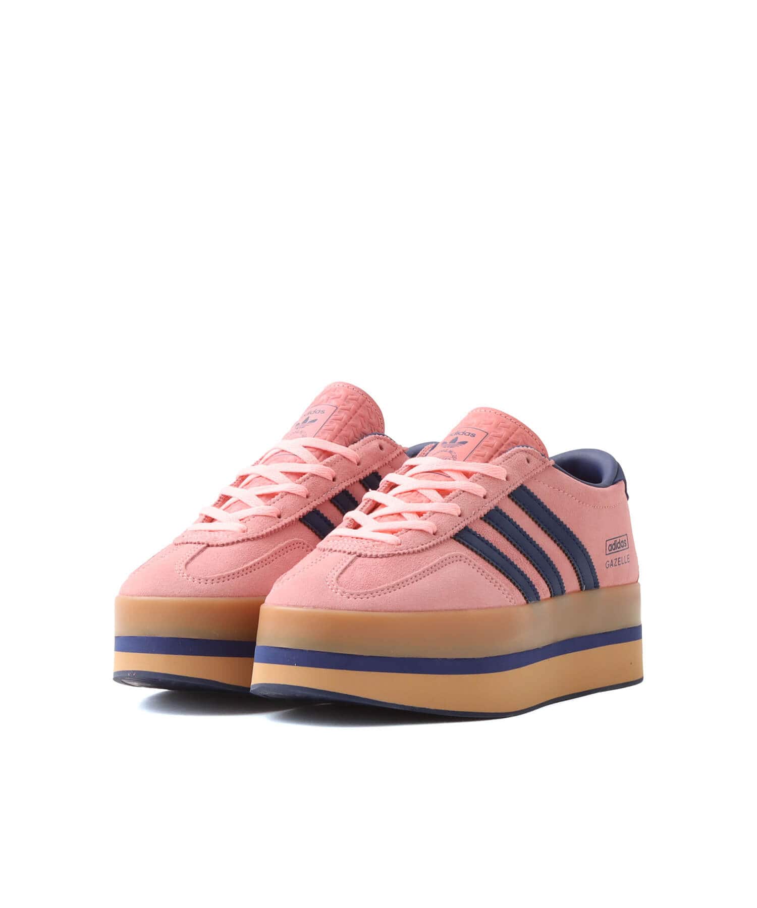 adidas GAZELLE STACK W GLOPNK/VICBLU/GUM3の画像