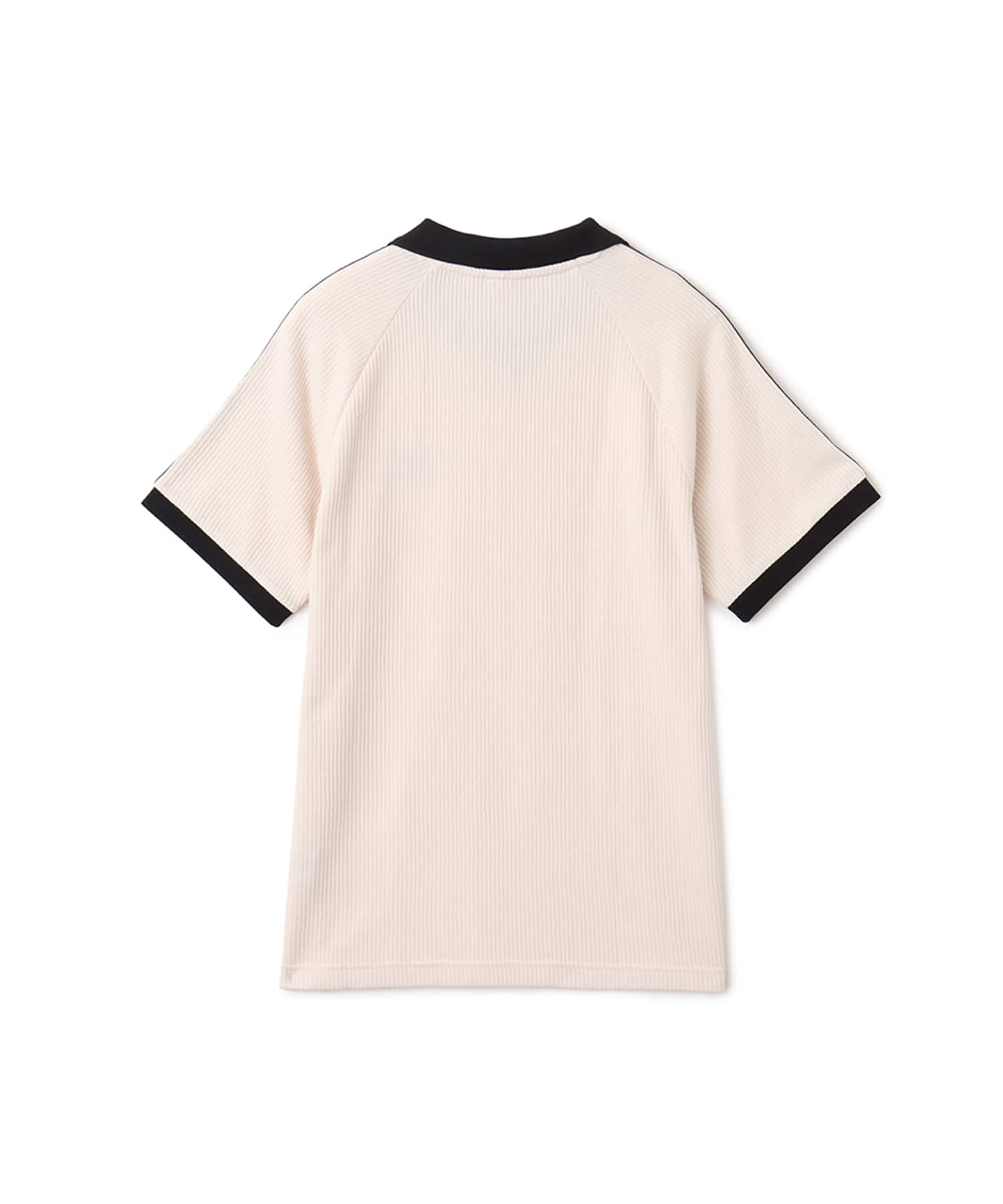 adidas WAFFLE SHORT SLEEVE POLO ワンダーホワイトの画像