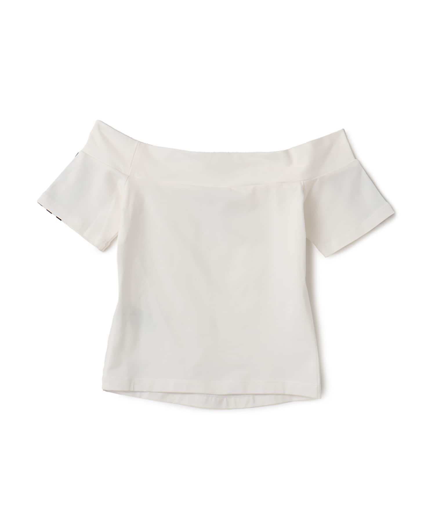 adidas ADICOLOR BANDEAU SHORT SLEEVE ホワイトの画像