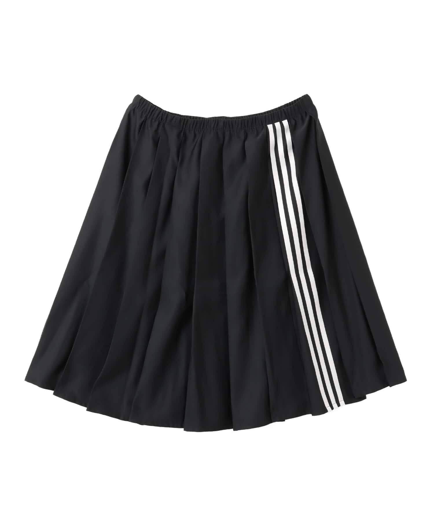 adidas RIBBON PLEATED MAXI SKIRT ブラックの画像