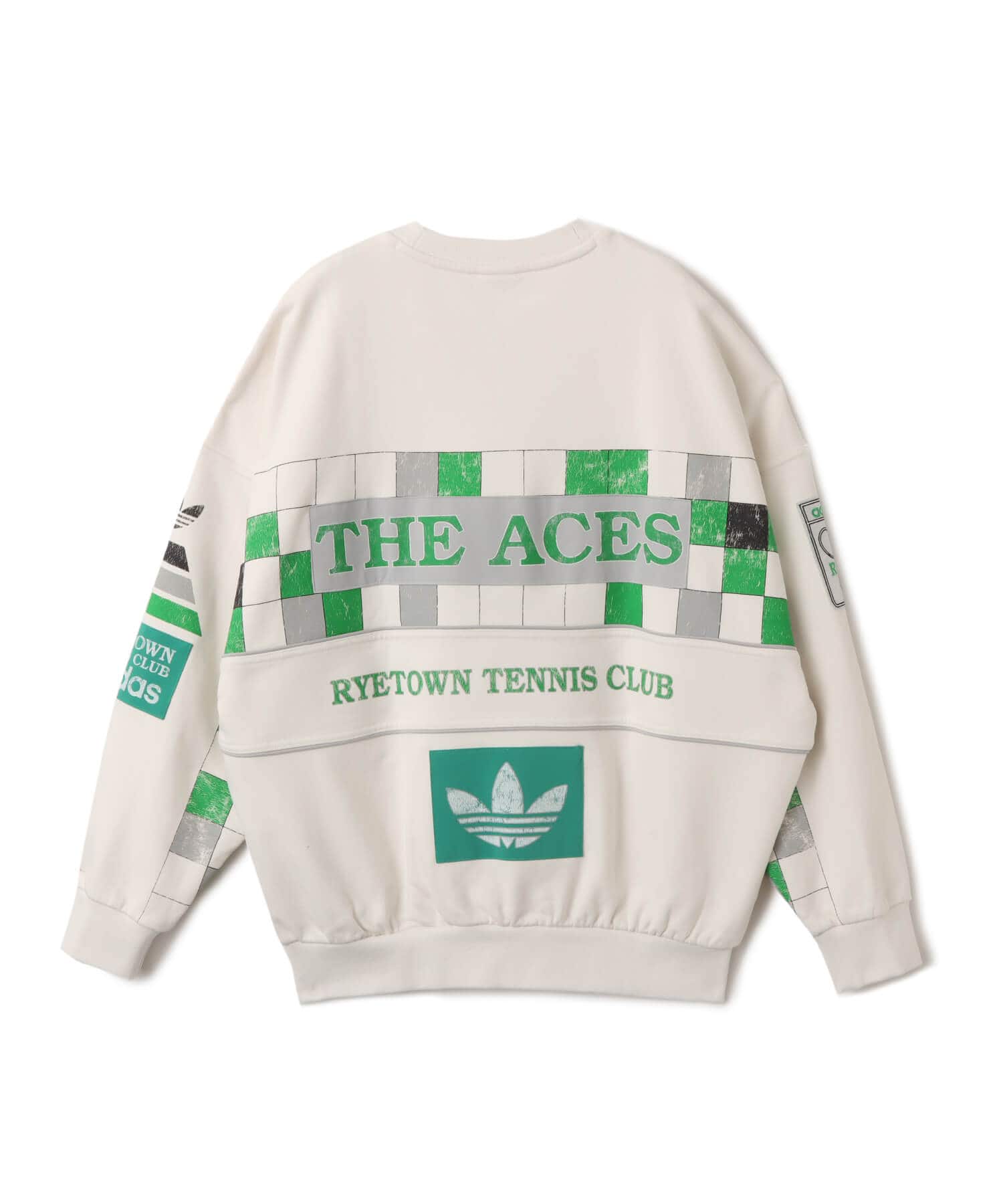 adidas ARCHIVE COURT SWEATSHIRT クラウドホワイトの画像