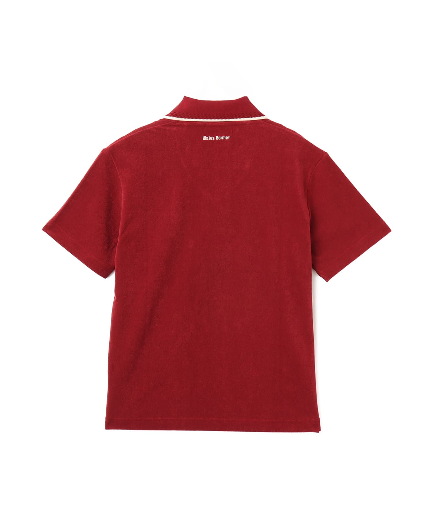 adidas WALES BONNER TERRY POLO カレッジバーガンディの画像