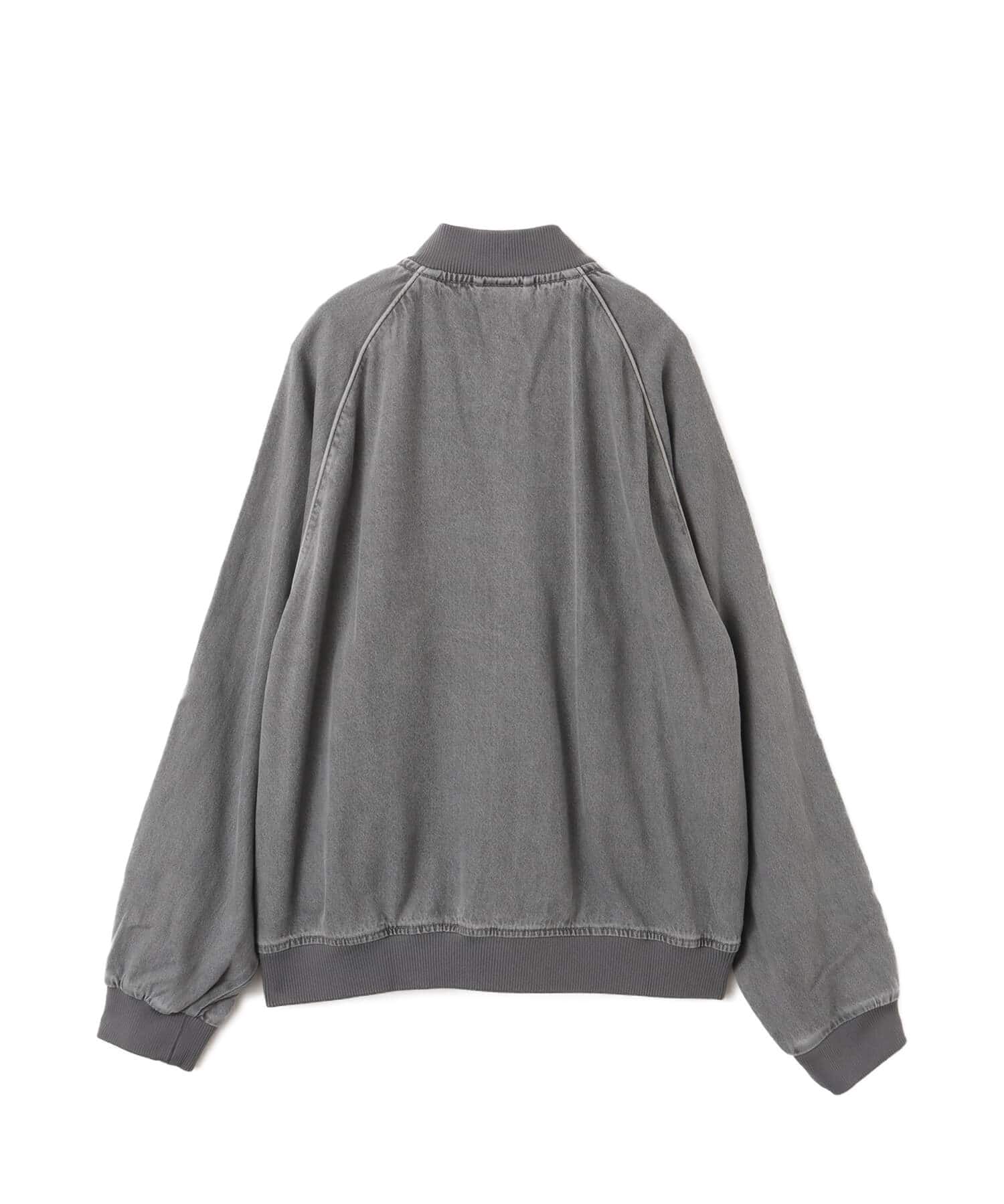 adidas LOOSE SST DENIM BLACK WASH JACKET ライトデニムの画像