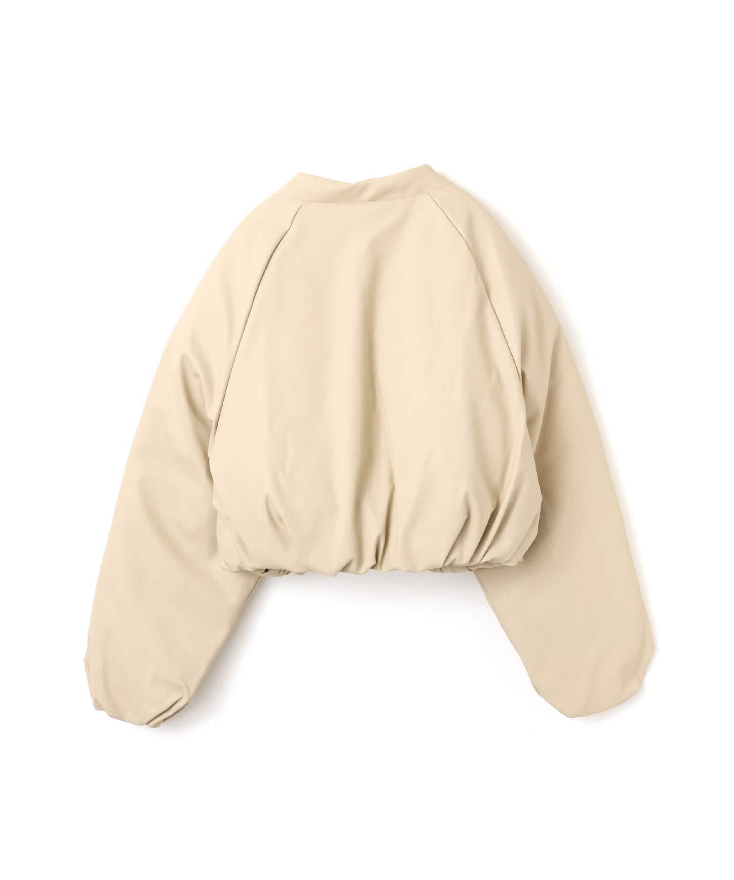 adidas PLEATHER BOMBER ストーンカーキの画像