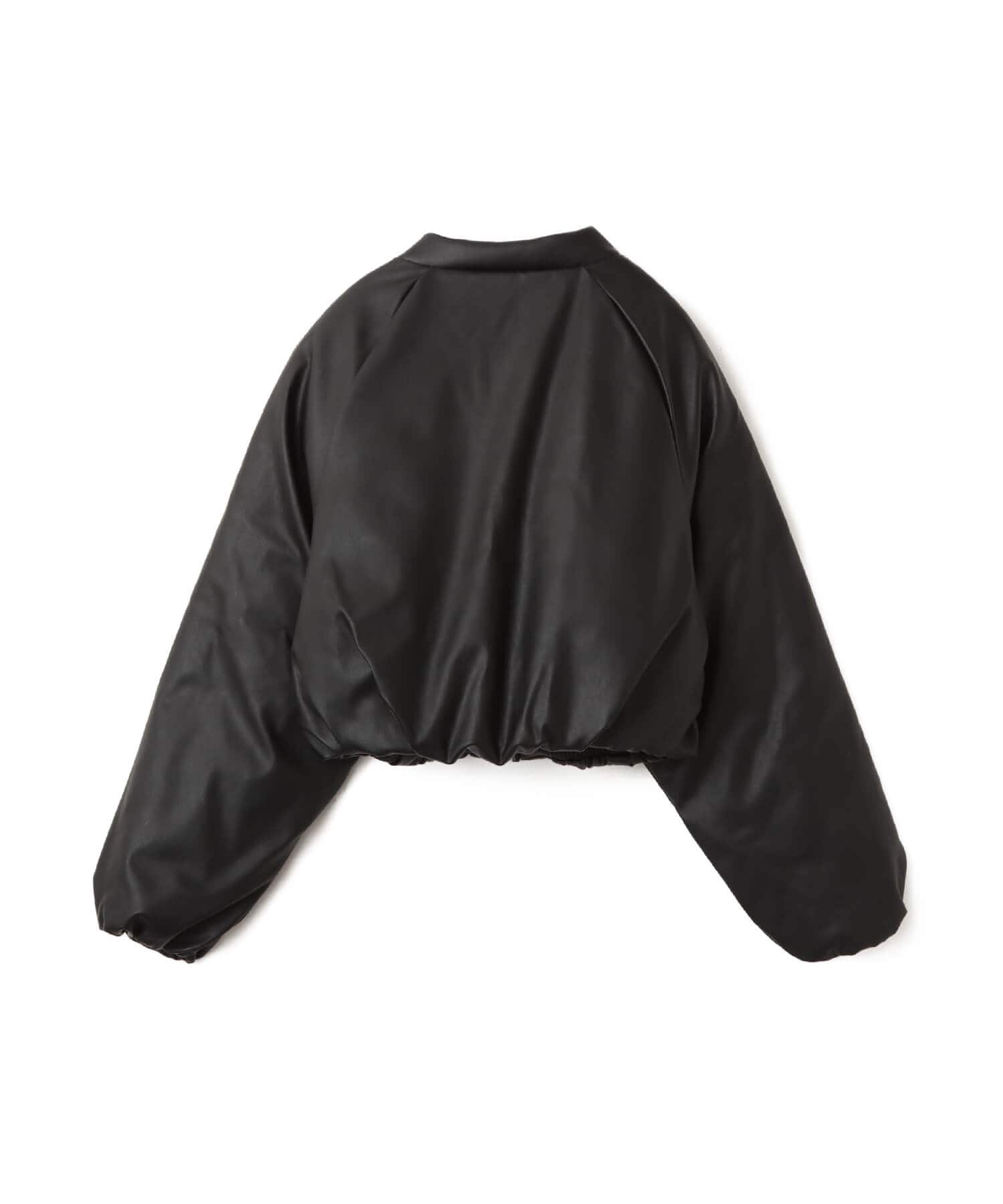 adidas PLEATHER BOMBER ブラックの画像