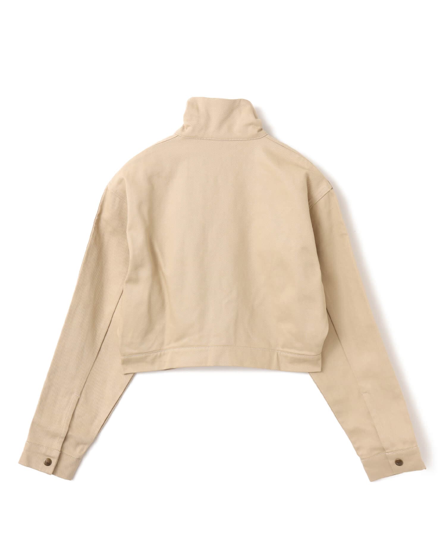 adidas FIREBIRD TWILL CROP TRACK TOP ストーンカーキの画像