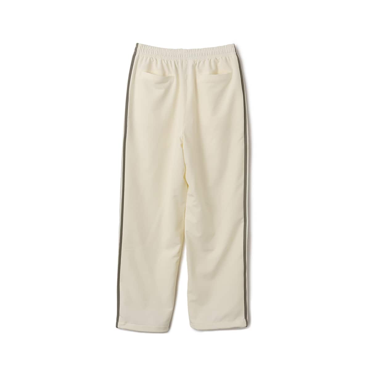 adidas TRACK PANTS アイボリー/シルバーペブルの画像