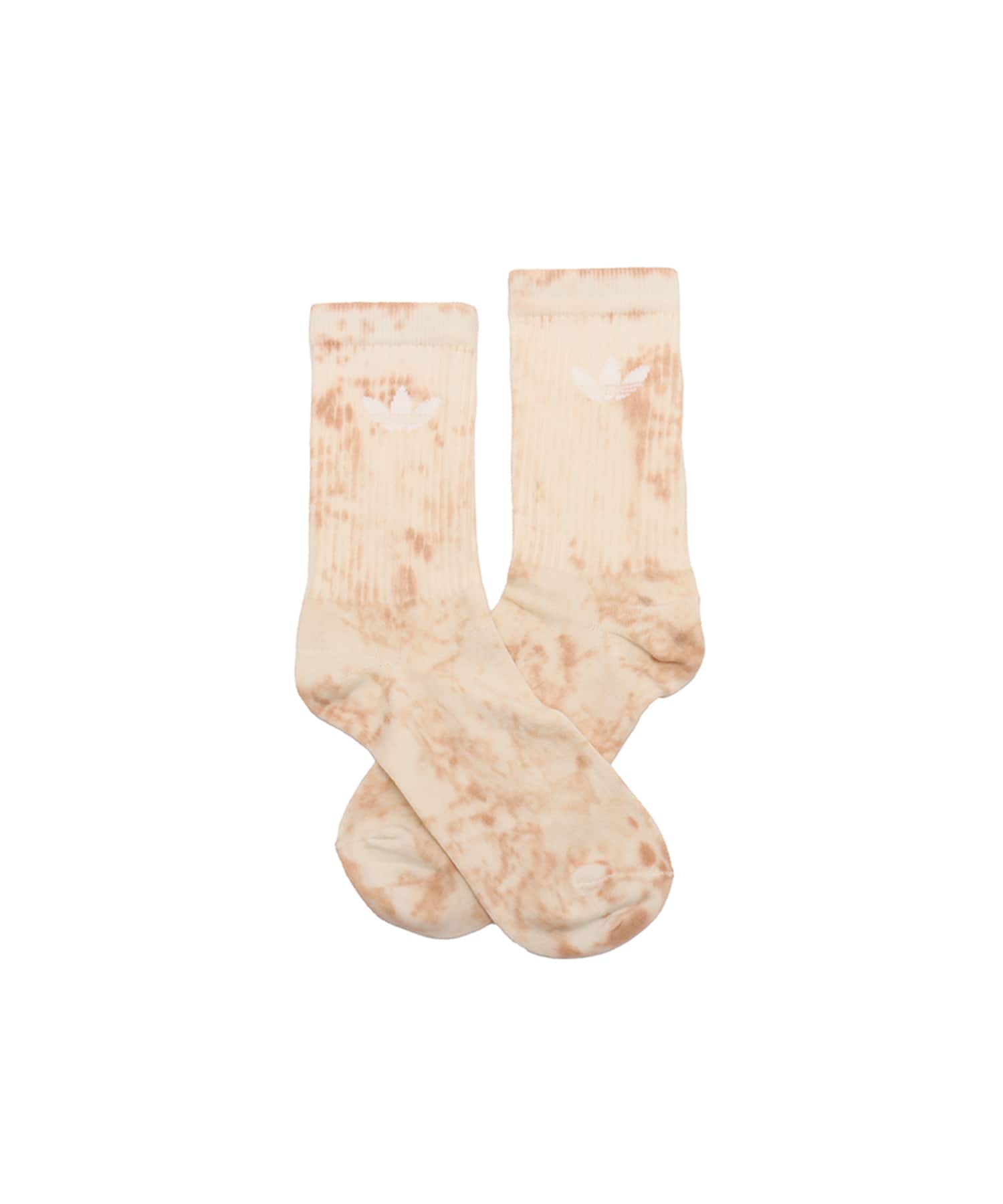 adidas TIE DYE CREW SOCKS 3 PAIRS ヘイローブラッシュ/シルバードーン/クリームホワイトの画像