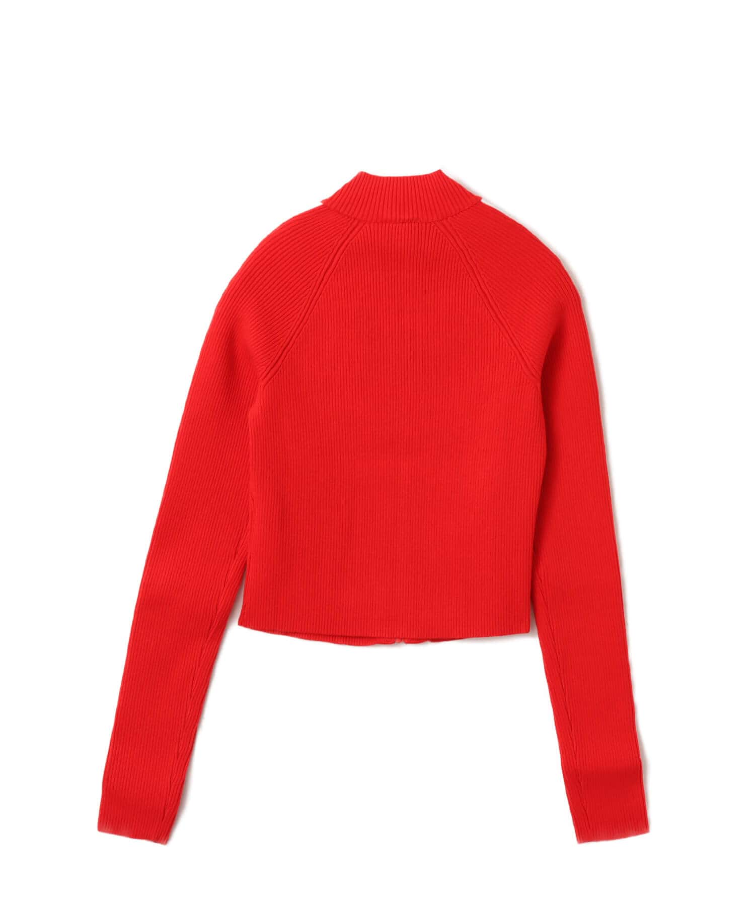 adidas ADICOLOR  3 STRIPES SLIM KNIT TRACK TOP ベタースカーレットの画像