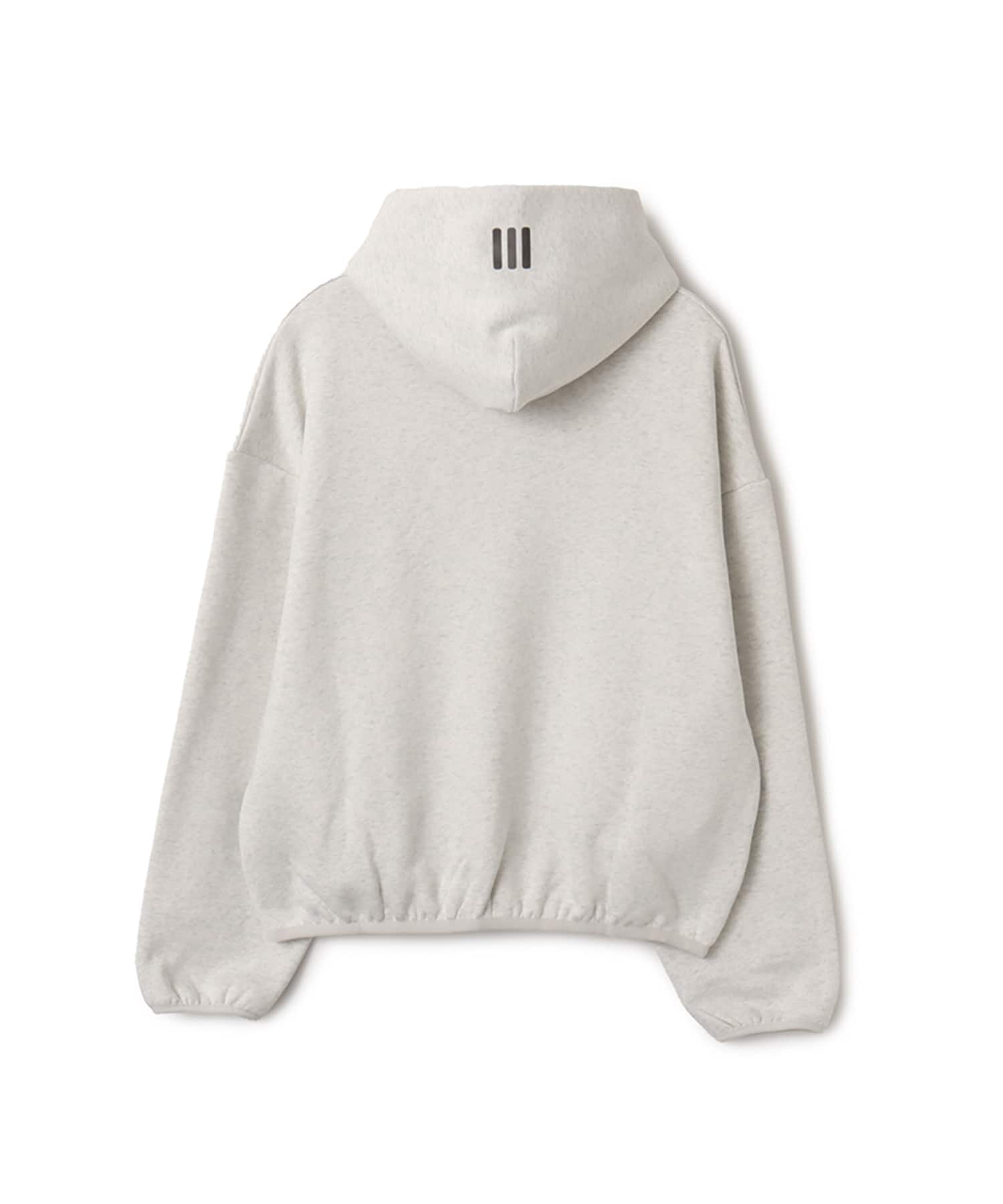 adidas FEAR OF GOD ATHLETICS HEATHER FLEECE HOODIE ライトグレーヘザーの画像