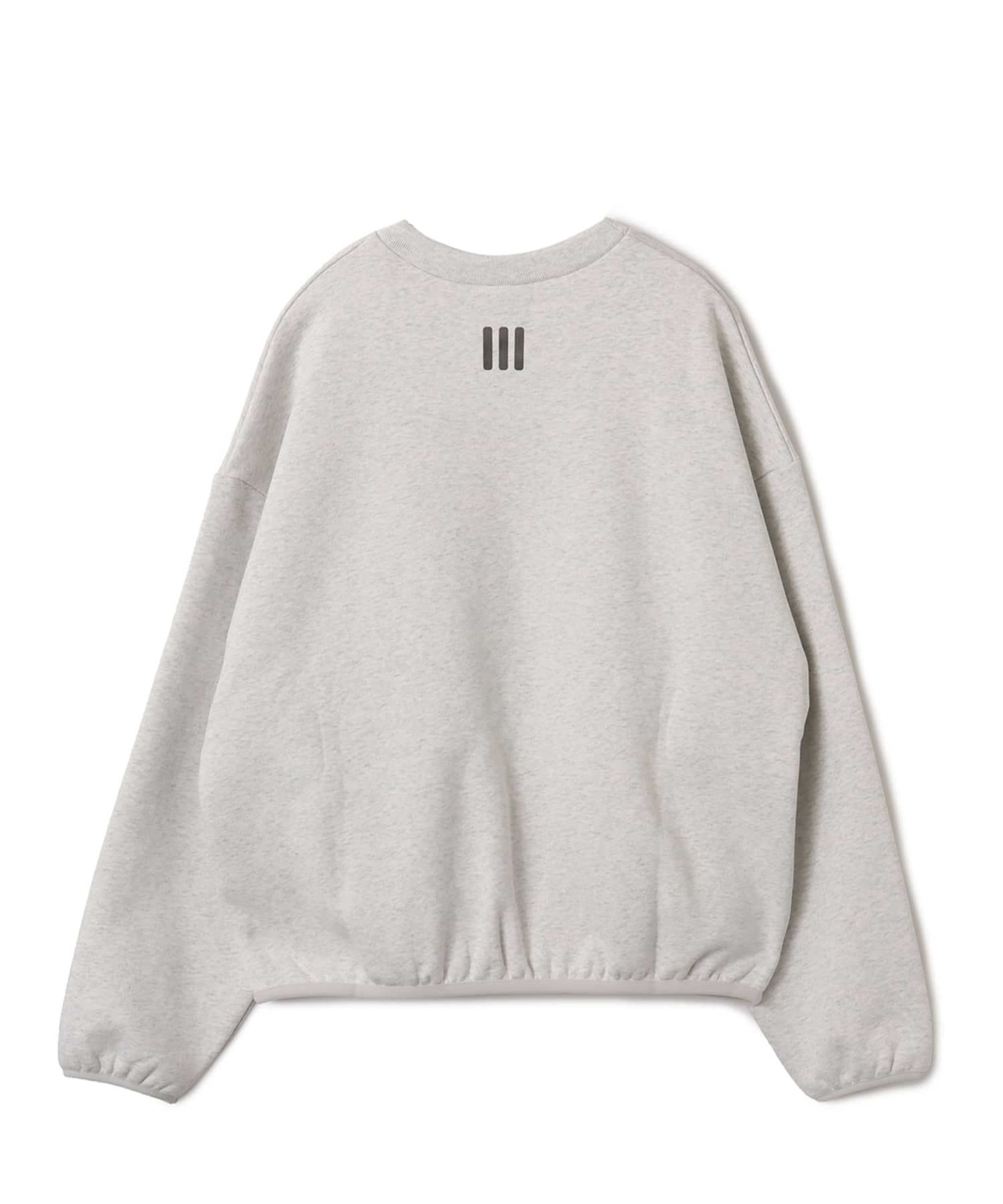 adidas FEAR OF GOD ATHLETICS HEATHER FLEECE CREWNECK ライトグレーヘザーの画像