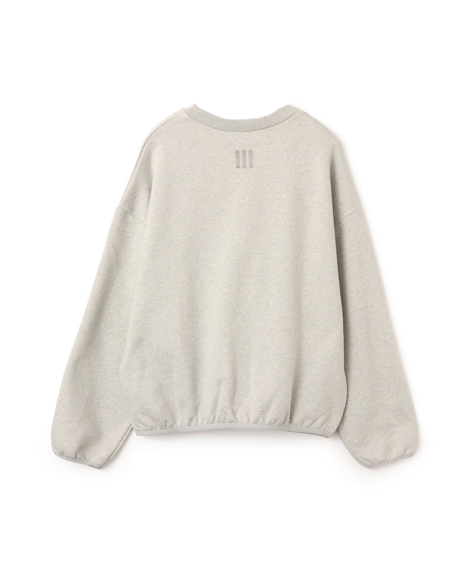 adidas FEAR OF GOD ATHLETICS COTTON FLEECE CREWNECK ミディアムグレーヘザーの画像