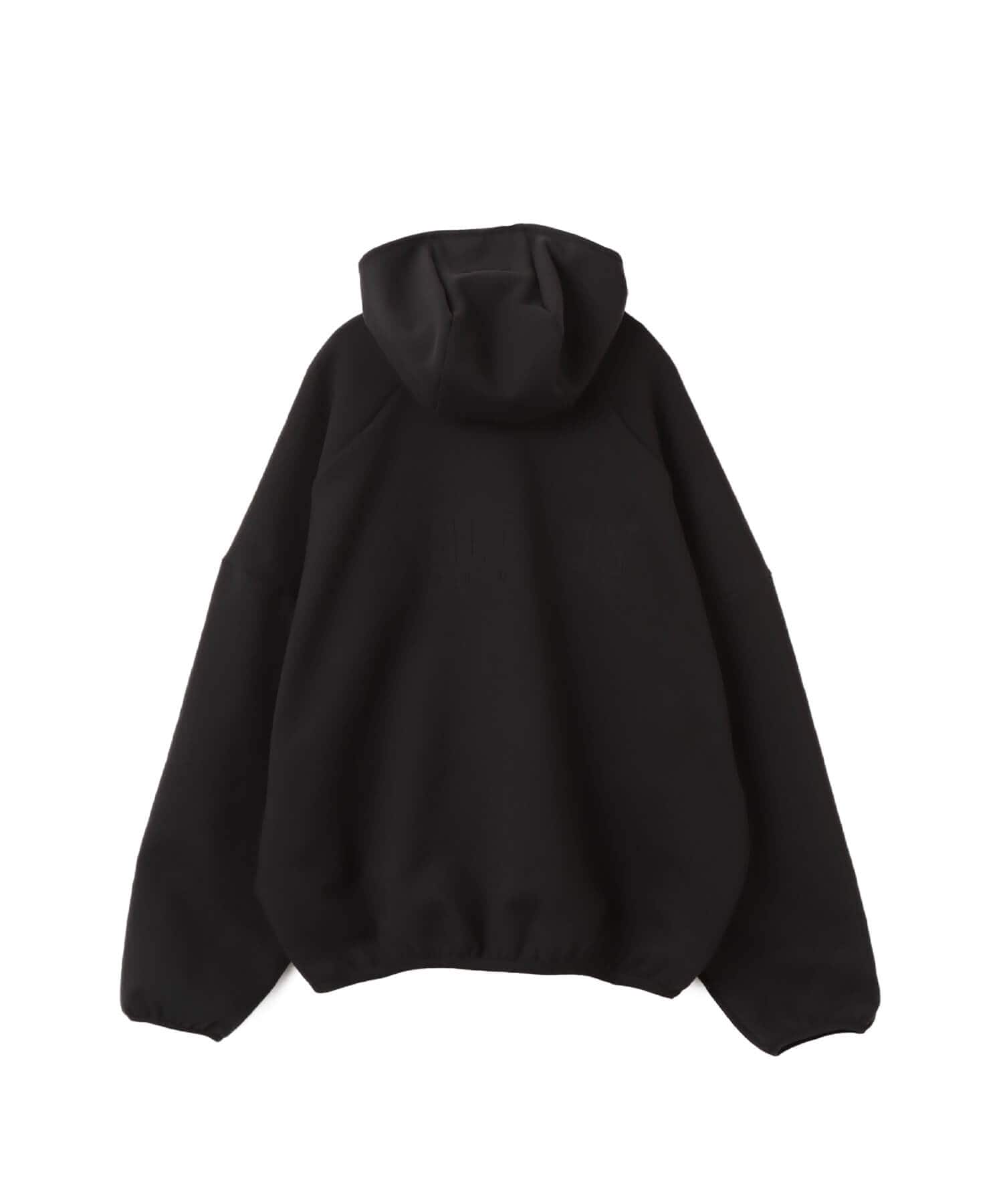 adidas FEAR OF GOD ATHLETICS SUEDE FLEECE HOODIE ブラックの画像