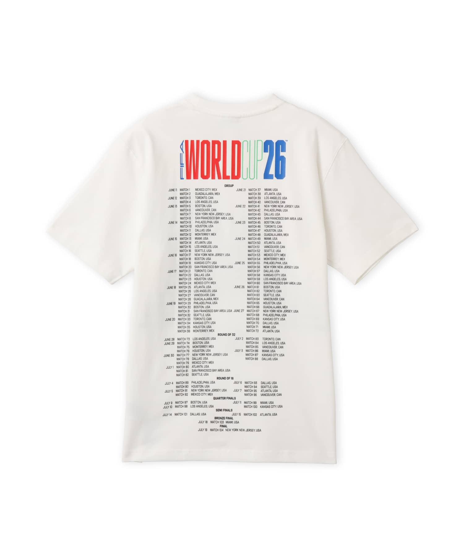 adidas WORLD CUP TOUR TEE ホワイトの画像