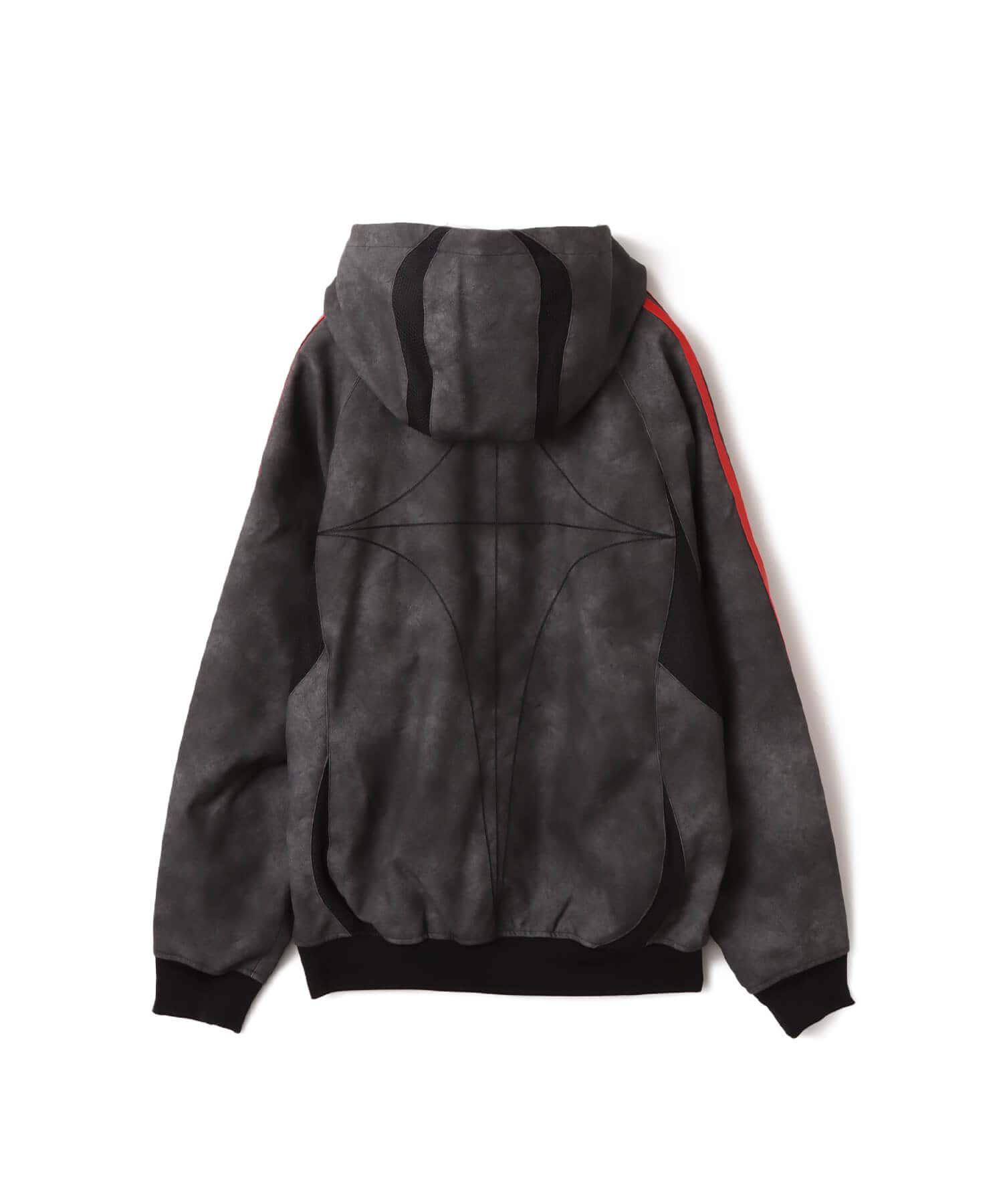 adidas THUG CLUB TEAMGEIST FAUX LEATHER JACKET ブラック/アンティークシルバーの画像