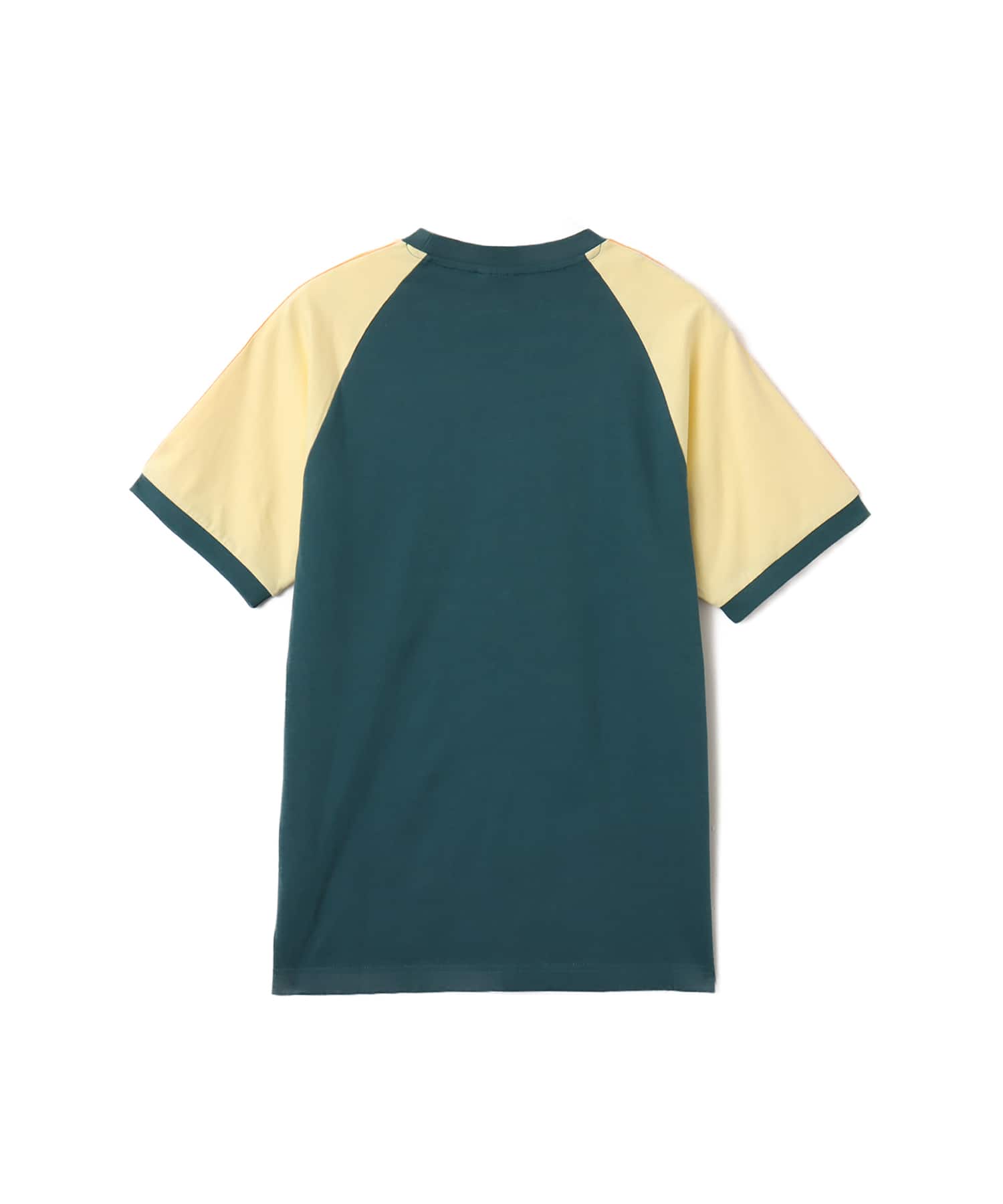 adidas CALI TEE テックグリーン/オールモストイエロー/ヘイジーオレンジの画像