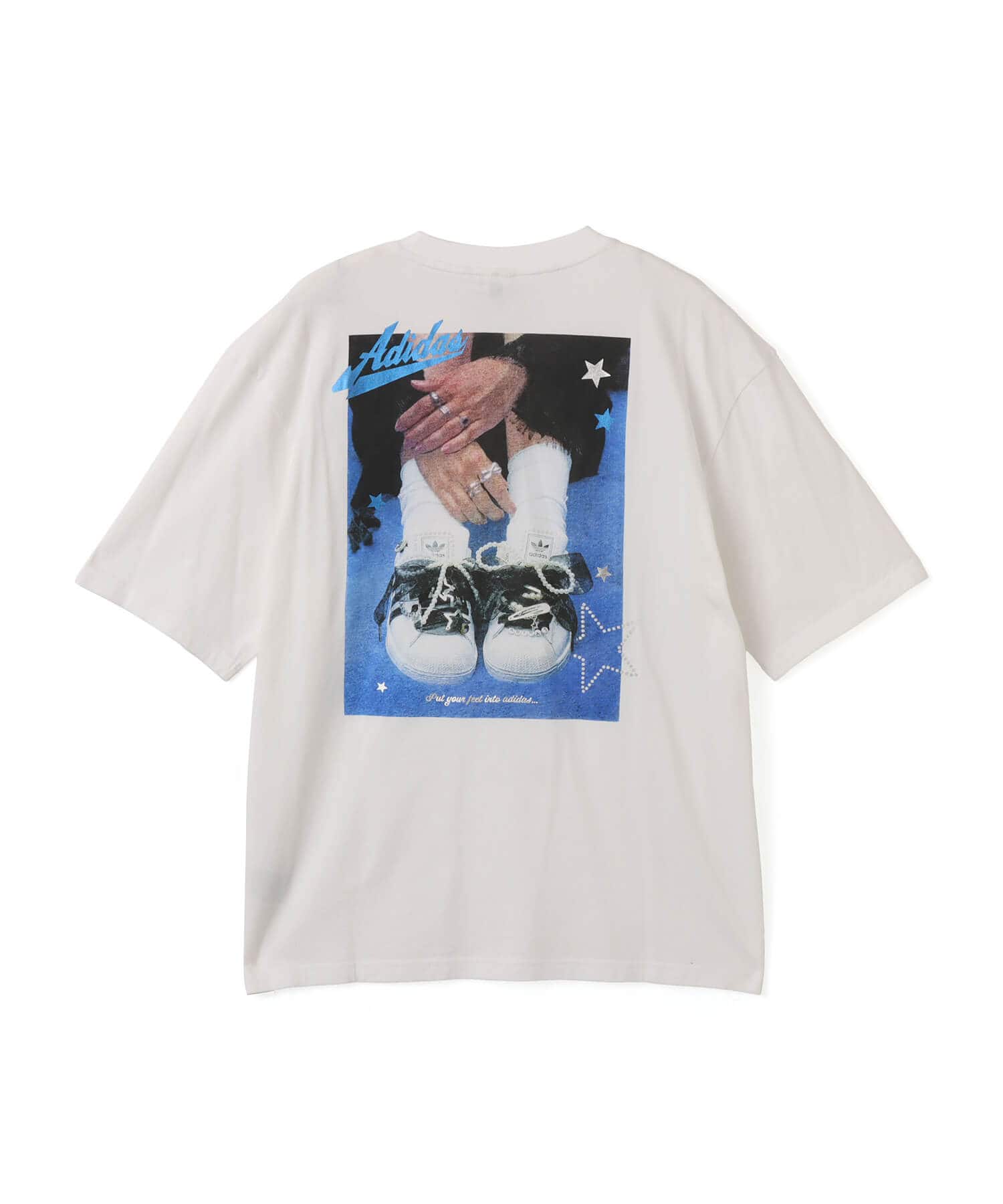adidas GFX SSTR TEE ホワイトの画像