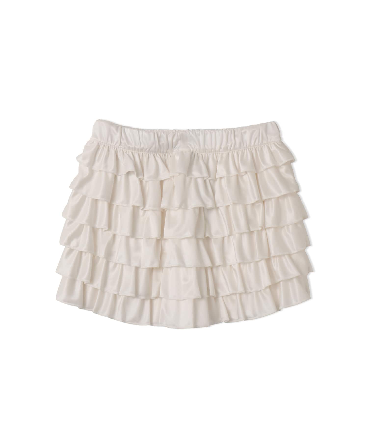 adidas LACE RUFFLE MINI SKIRT クラウドホワイトの画像