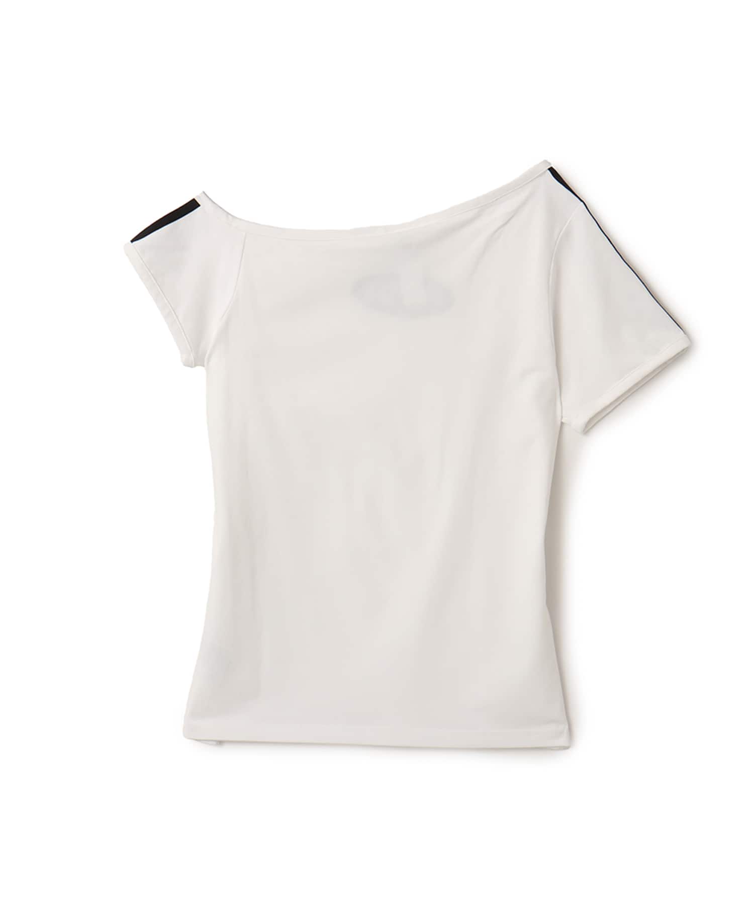 adidas CAMPUS 2000 OFF SHOULDER TEE ホワイトの画像