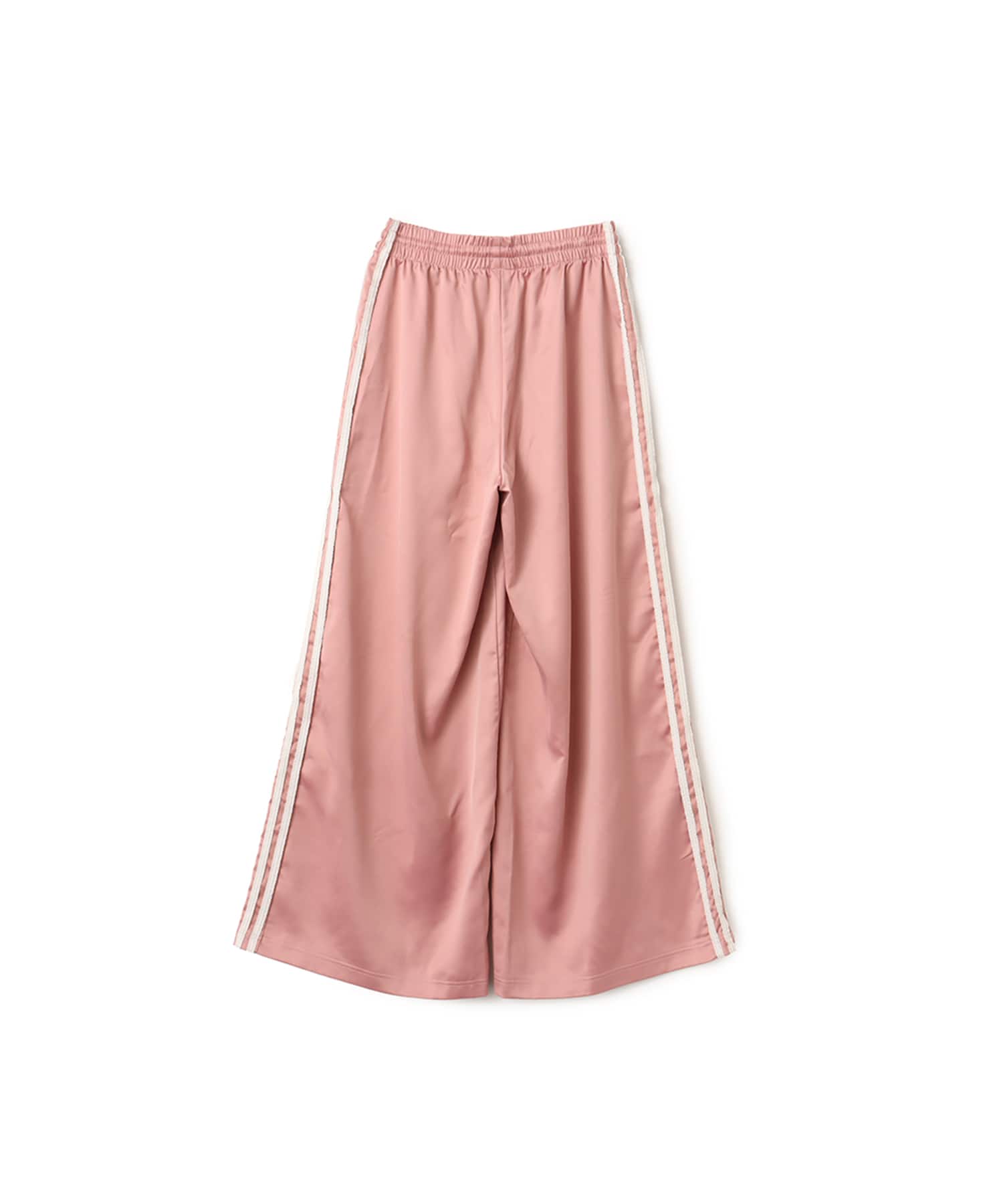 adidas SATIN WIDE LEG PANTS RUFFLE 3S ワンダーモーブの画像
