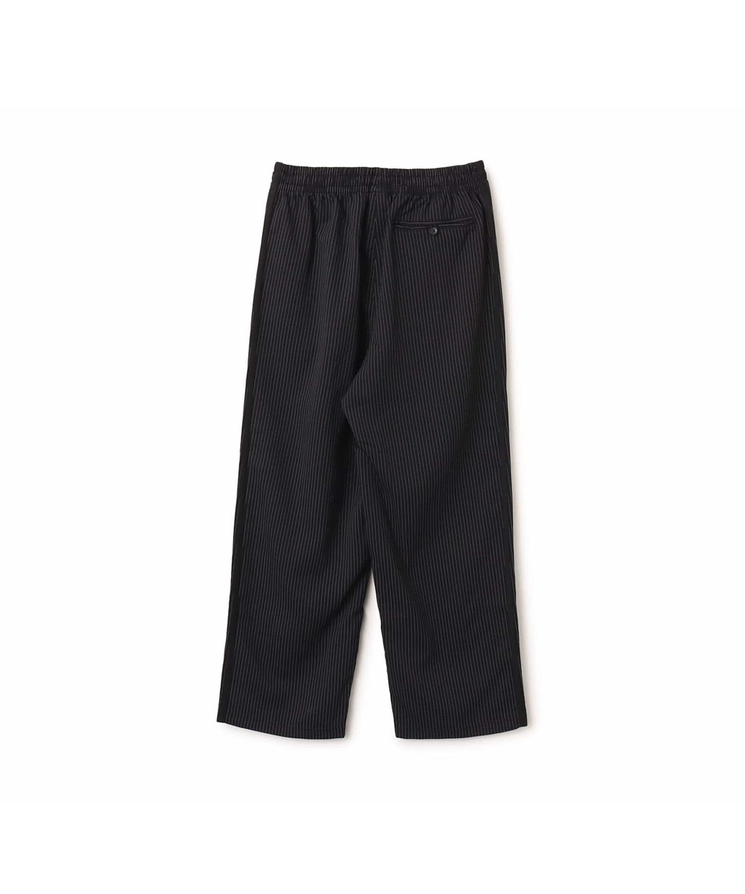 adidas FIREBIRD LOOSE PINSTRIPES TRACK PANTS ブラックの画像