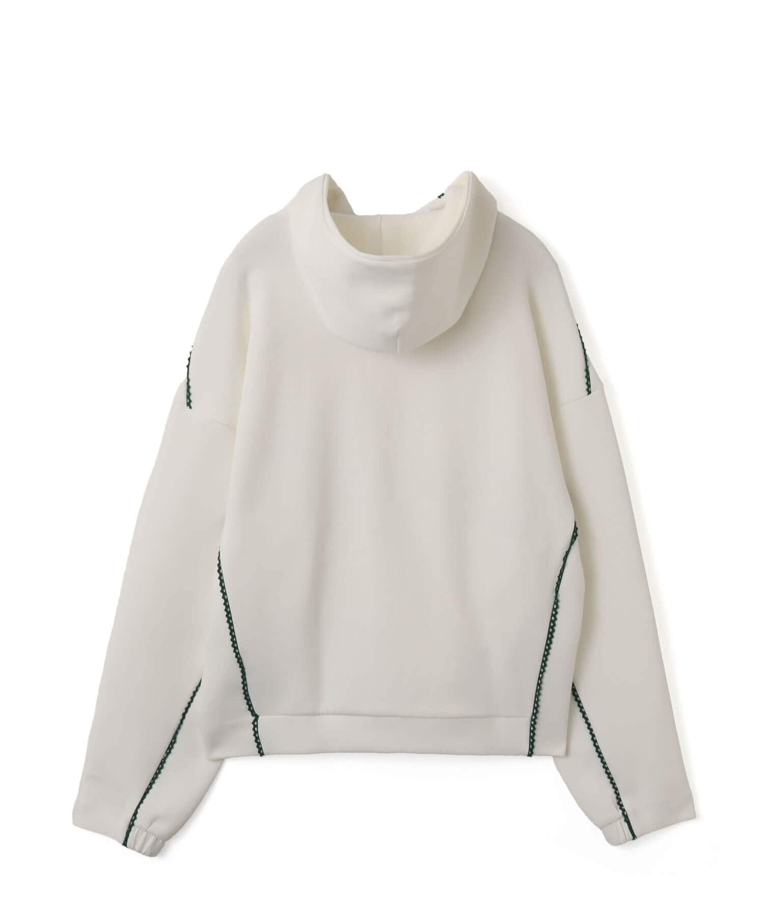 adidas X ARTE ANTWERP Z.N.E. FULL-ZIP TRACK TOP ホワイト/ベタースカーレットの画像