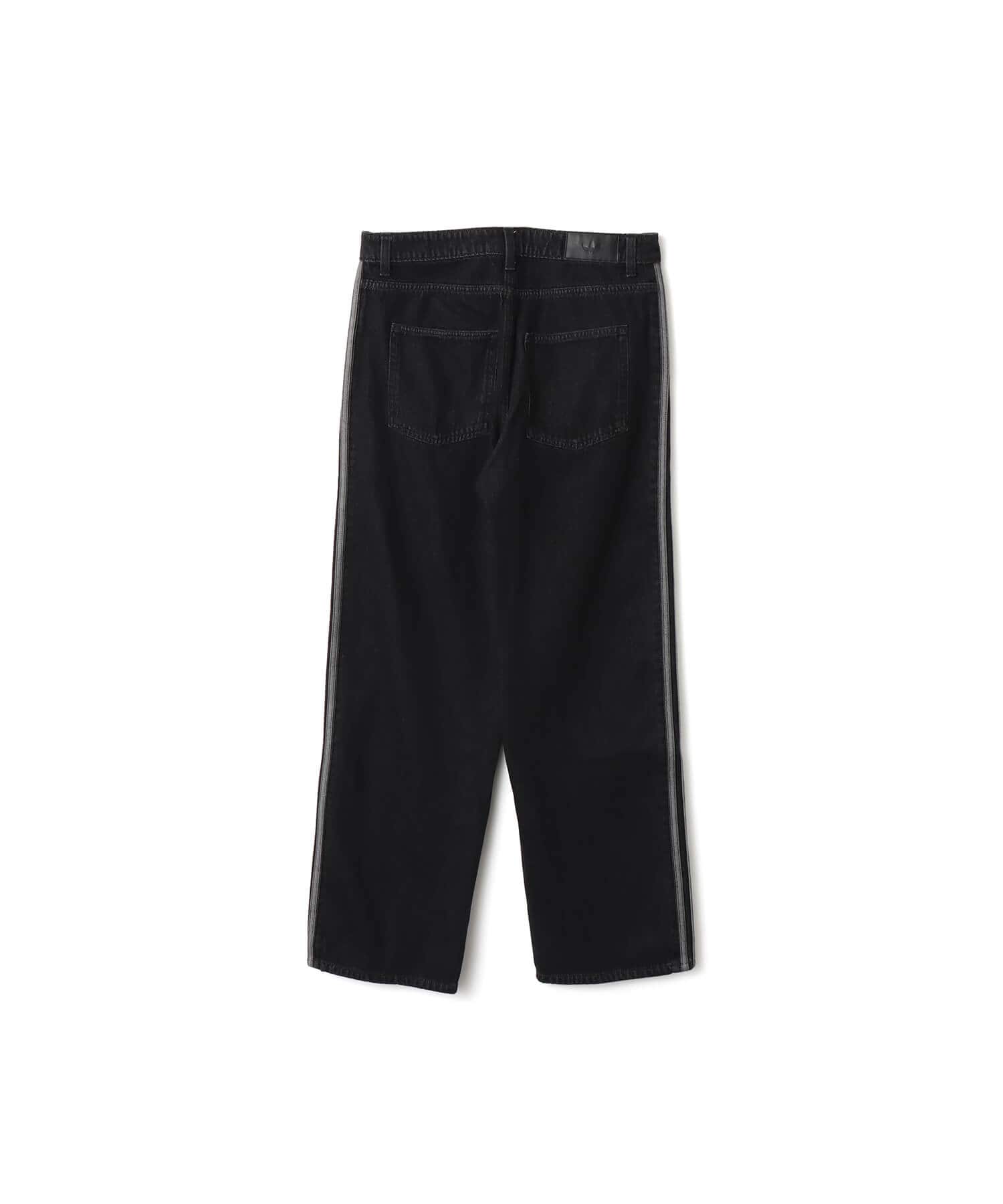 adidas FIREBIRD ADICOLOR DENIM PANTS トゥルーブラックデニムの画像