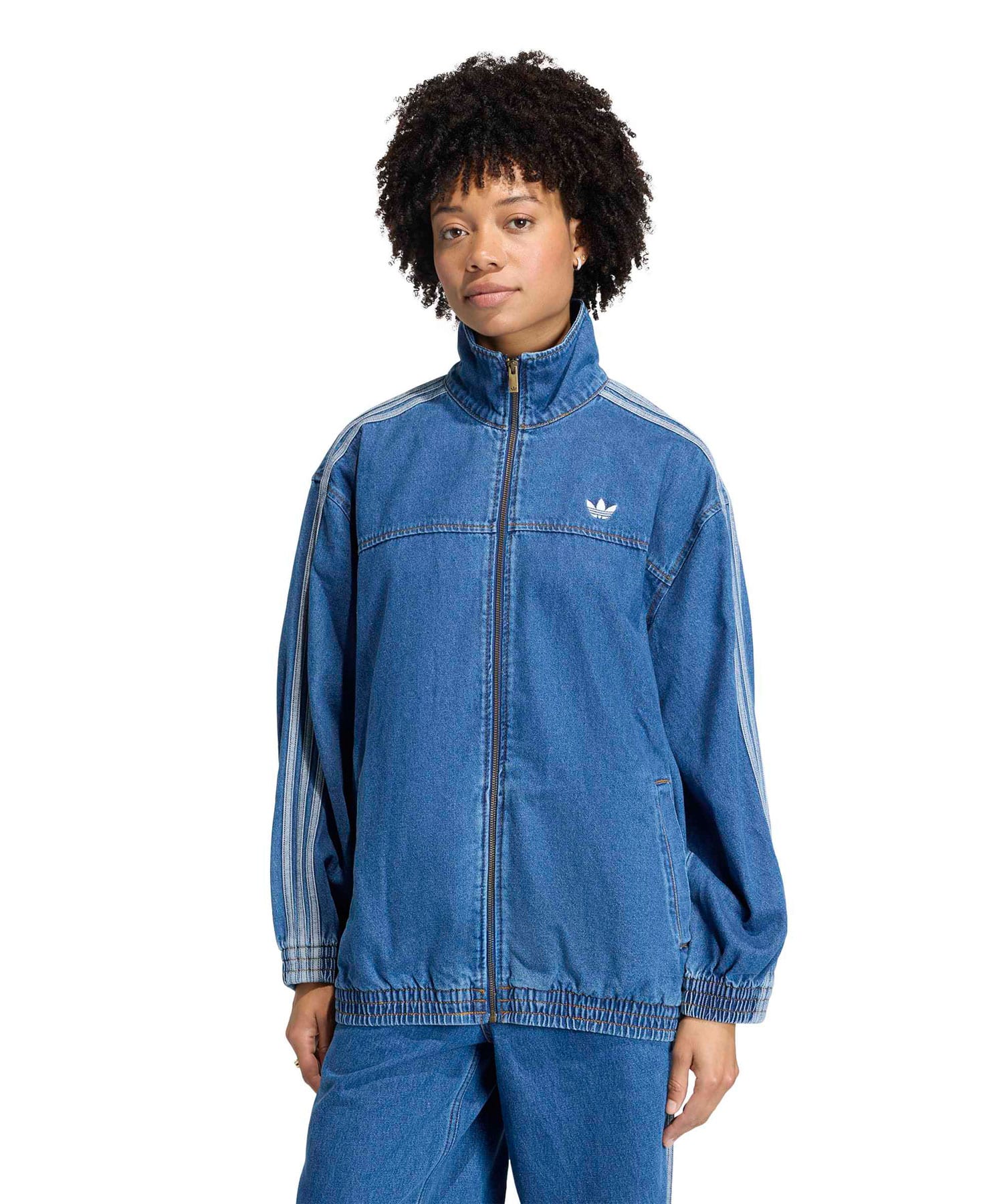 adidas FIREBIRD ADILENIUM TRACK TOP DENIM ミディアムヴィンテージデニムの画像