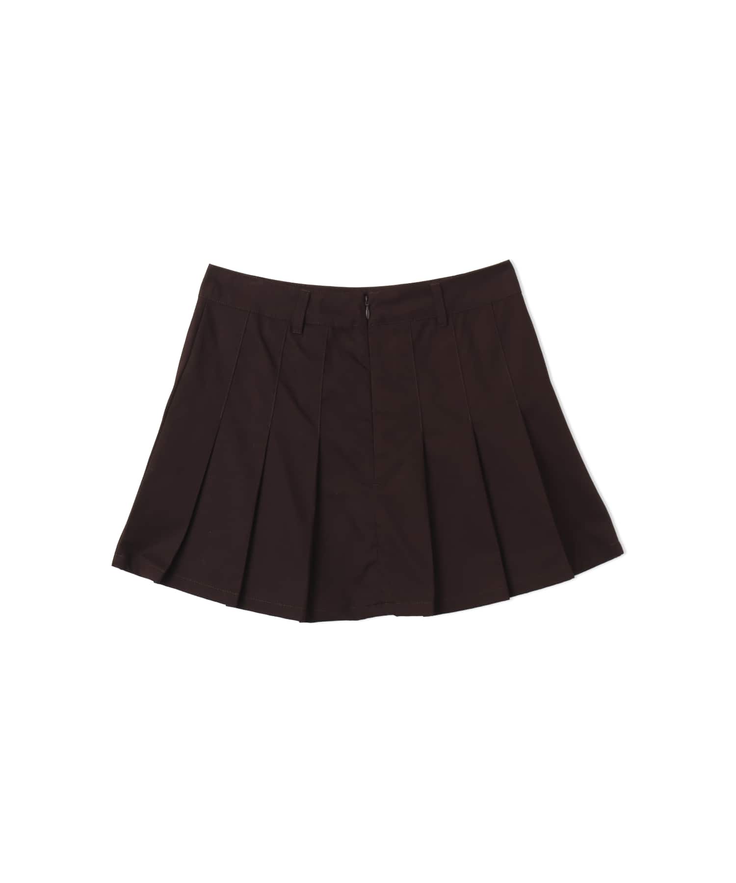 adidas TWILL PLEATED SKIRT オーロラコーヒーの画像