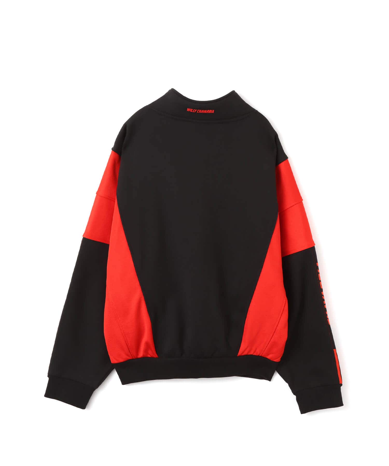 adidas CHAVARRIA WATSONVILLE MOCKNECK JUMPER ブラック/レッドの画像