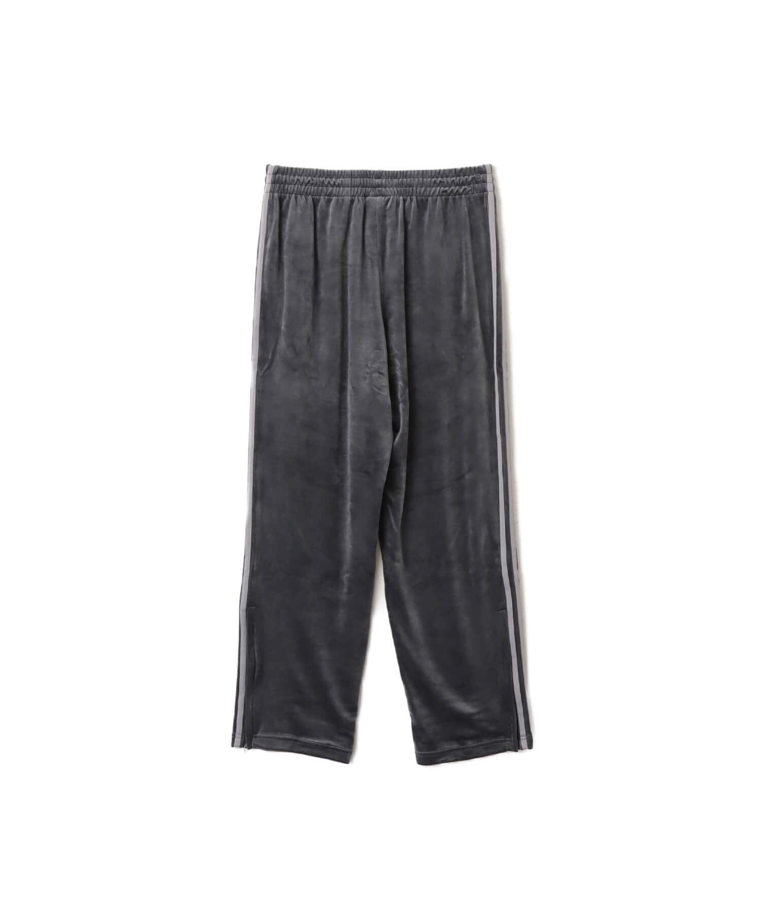 adidas FIREBIRD VELOUR TRACK PANTS ダークグレーの画像