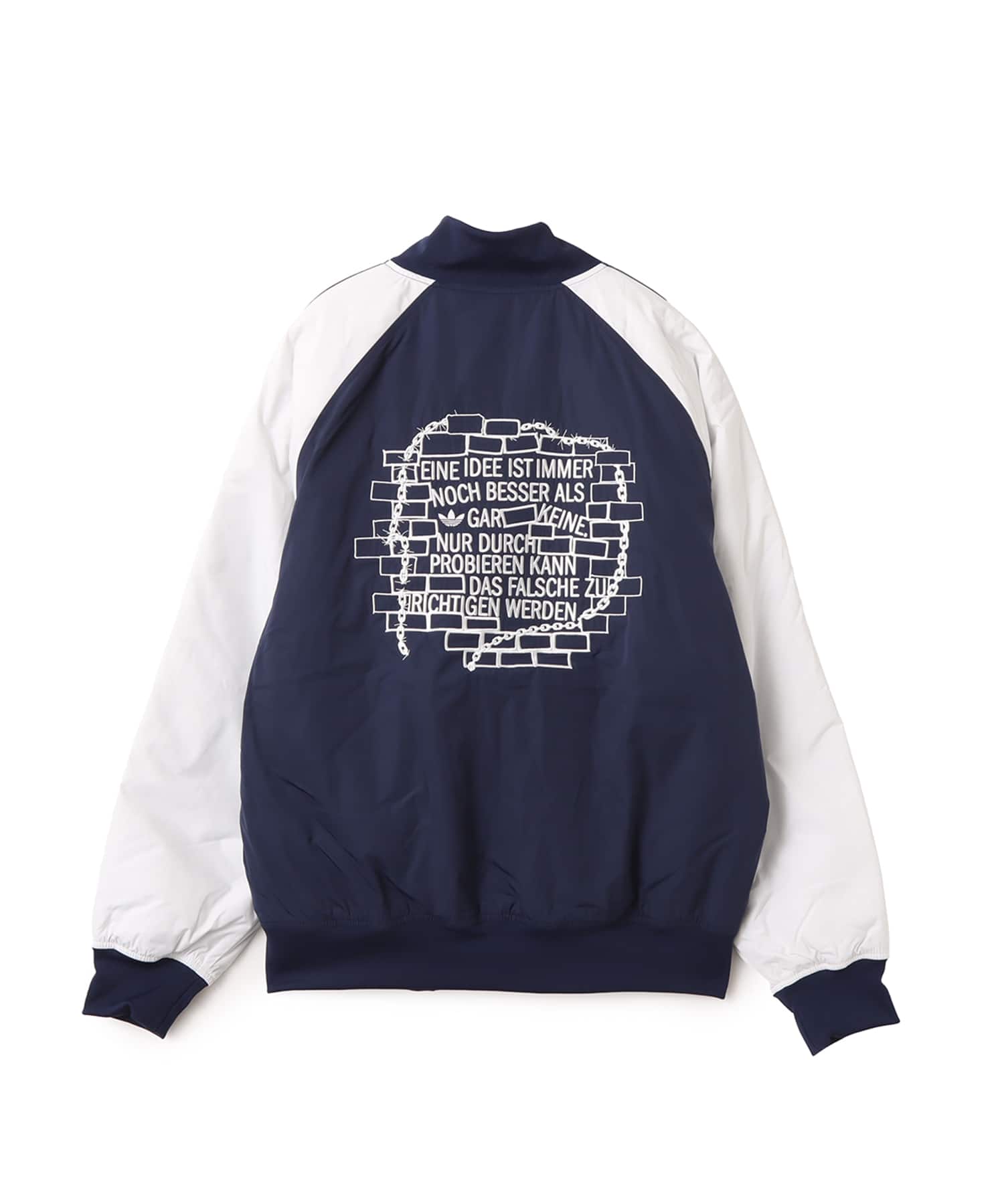 adidas STANDARD10 JKT ナイトインディゴ/ホワイトの画像
