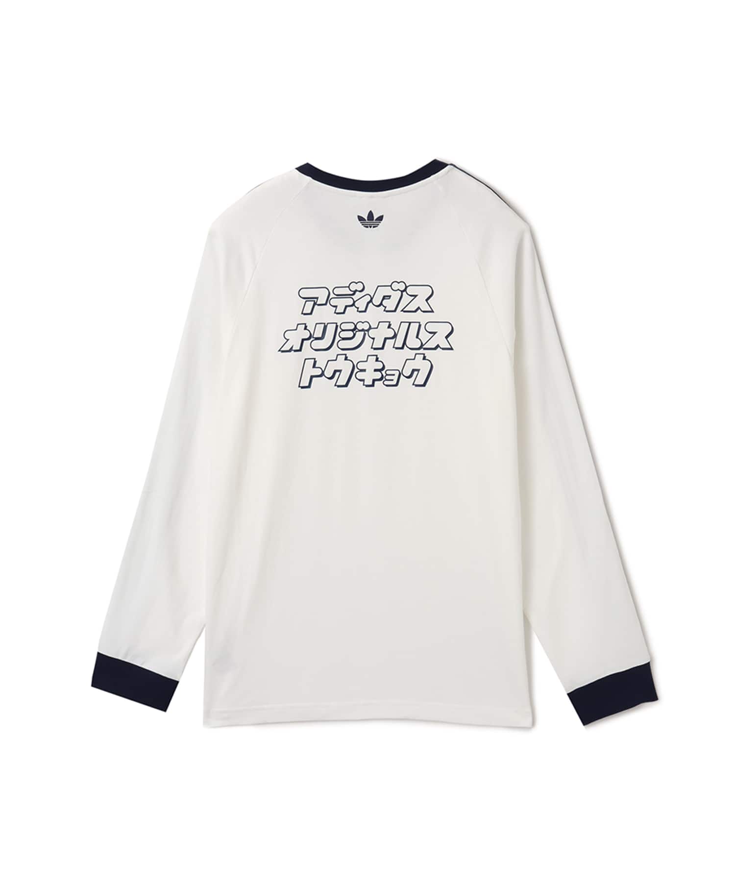 adidas TOKYO KATAKANA LONG SLEEVE T-SHIRT ホワイトの画像