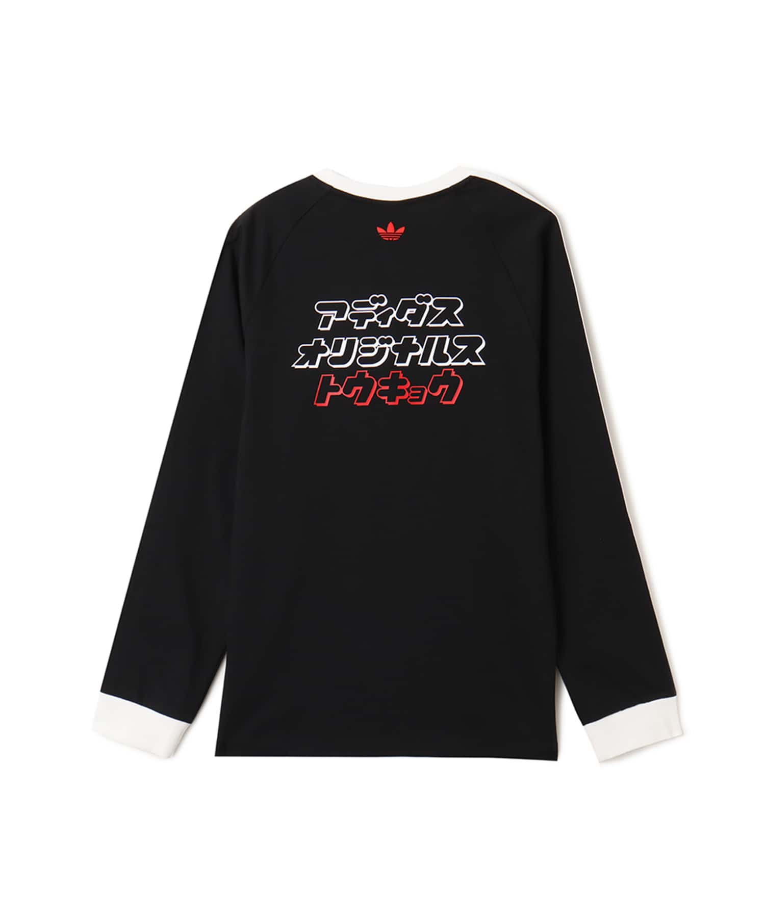 adidas TOKYO KATAKANA LONG SLEEVE T-SHIRT ブラックの画像