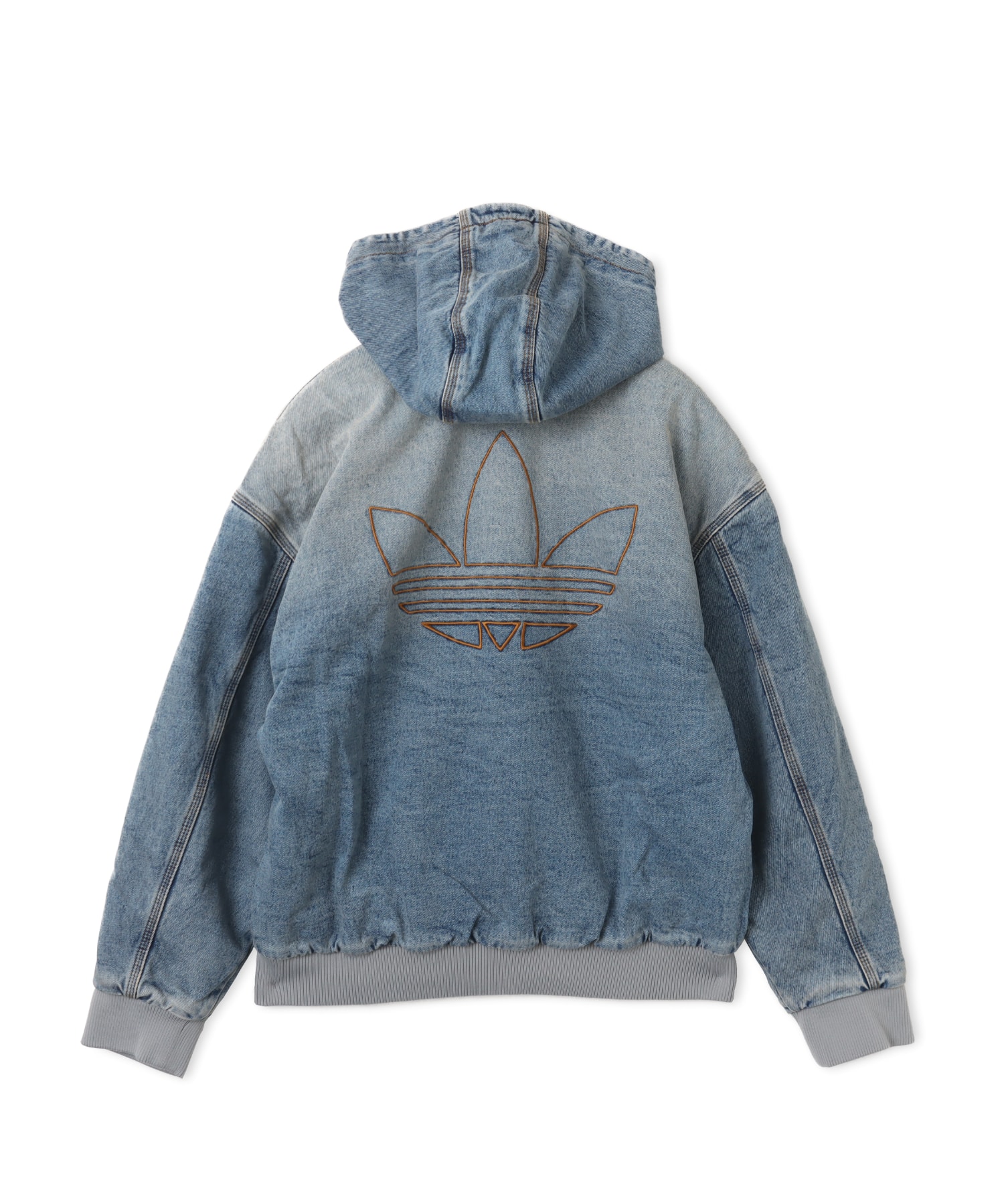 adidas DENIM PADDED JACKET インディゴデニムの画像